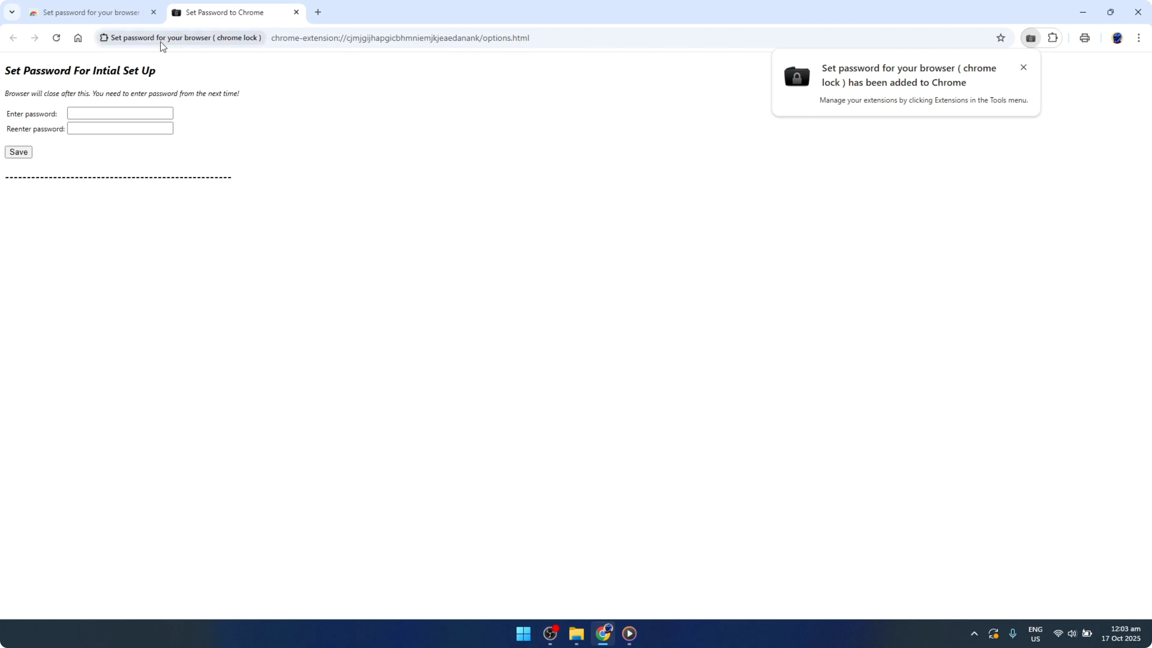 Screenshot from How To Lock Google Chrome Profile With Password [2026 Guide] at 95s