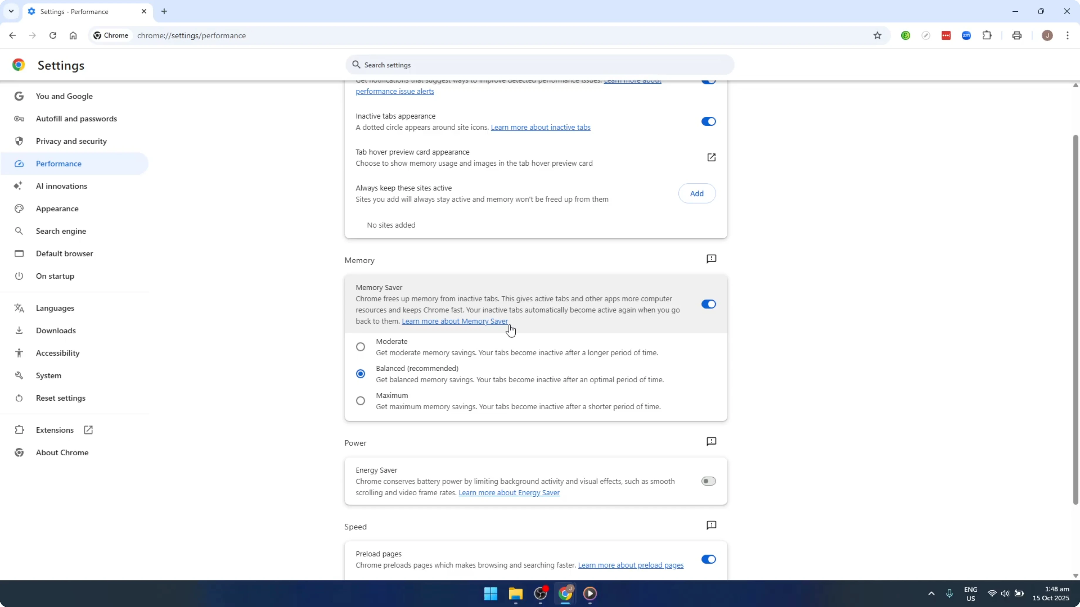 Screenshot from How To Make Google Chrome Faster & Smoother [2026 Guide] at 73s