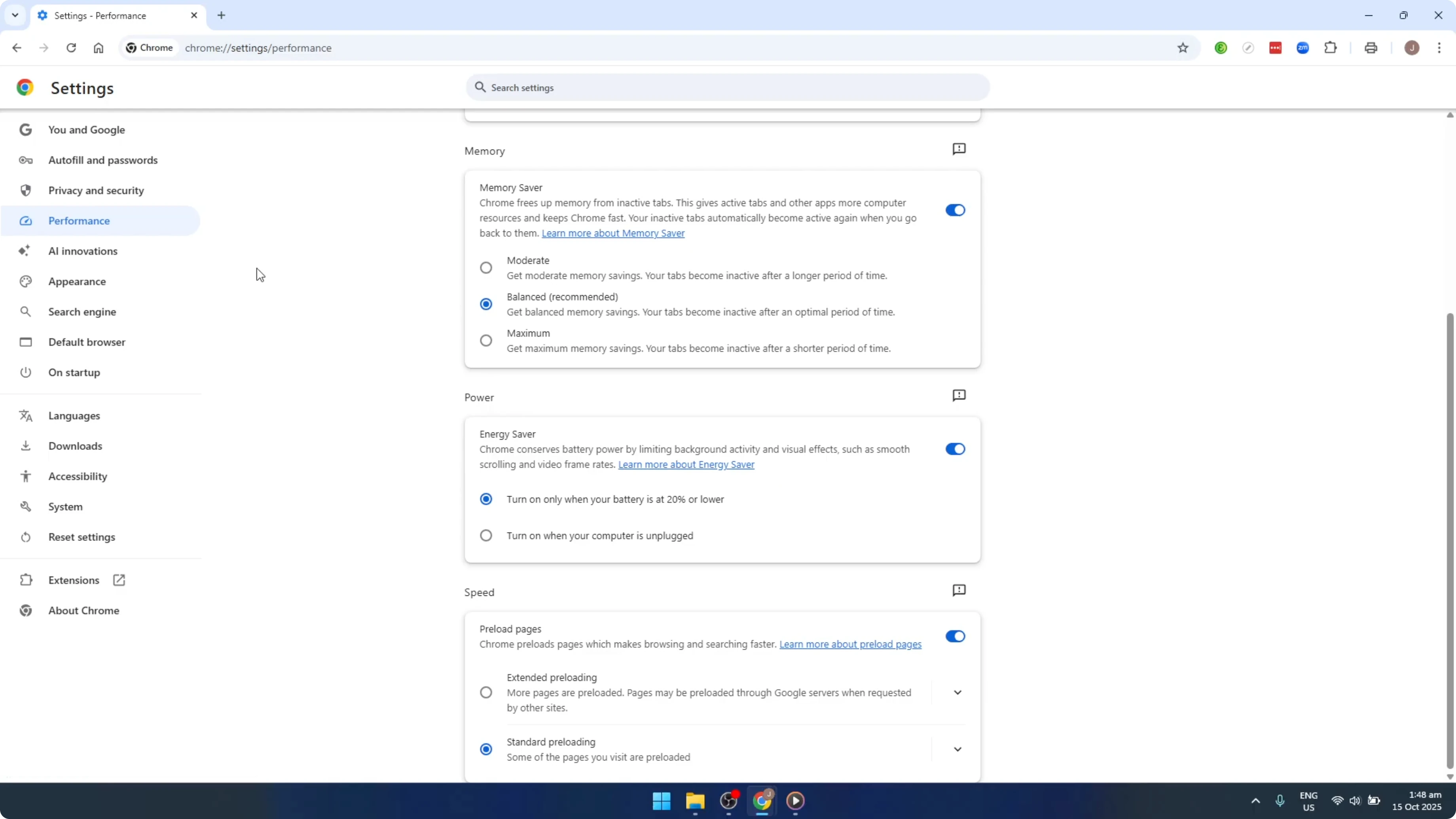 Screenshot from How To Make Google Chrome Faster & Smoother [2026 Guide] at 99s