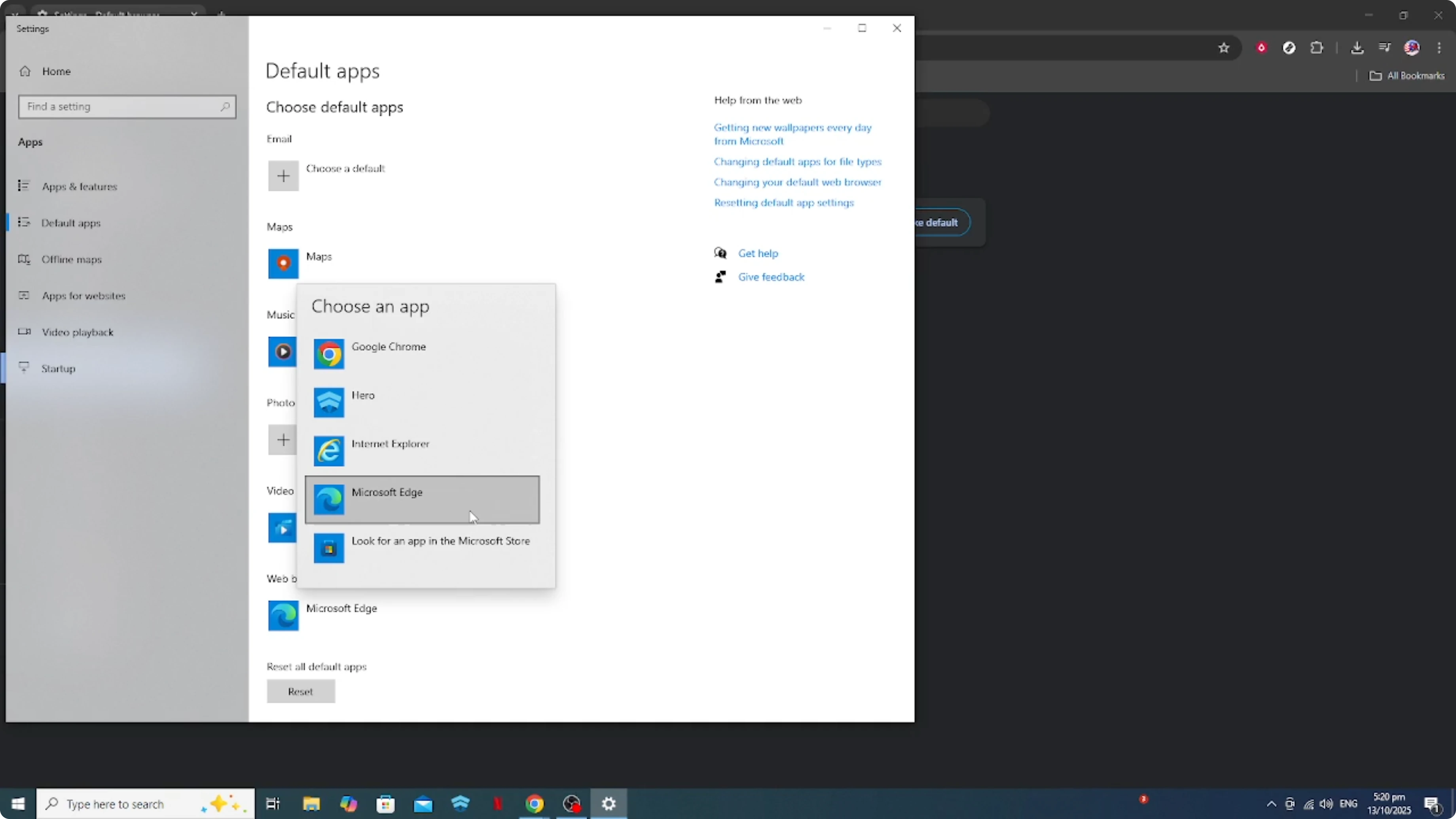 Screenshot from How To Make Microsoft Teams open LINKS in Google Chrome [2026 Guide] at 67s