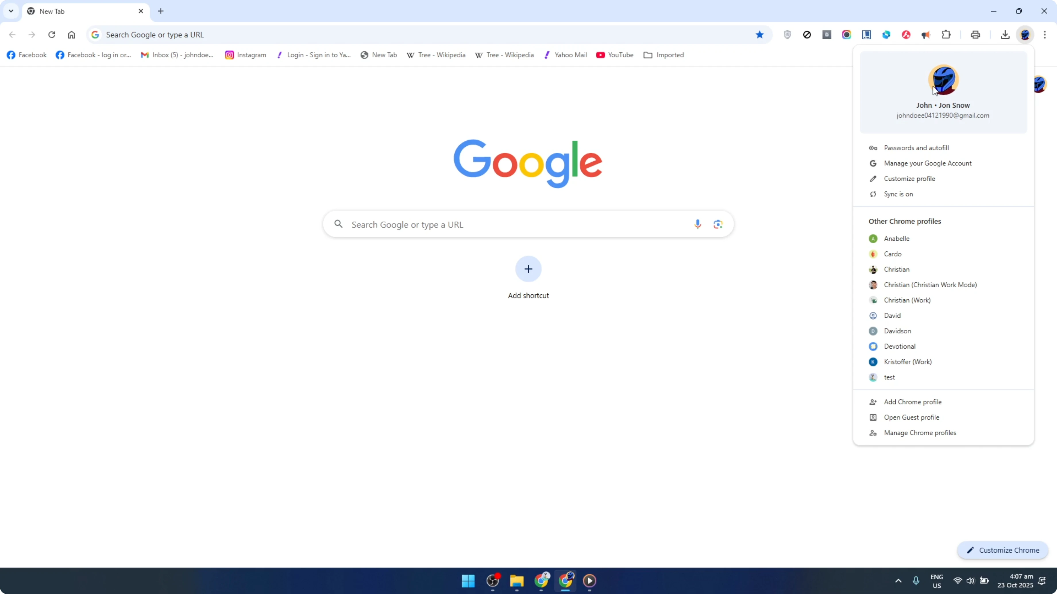 Screenshot from How To Have Multiple Accounts In Google Chrome [2026 Guide] at 42s