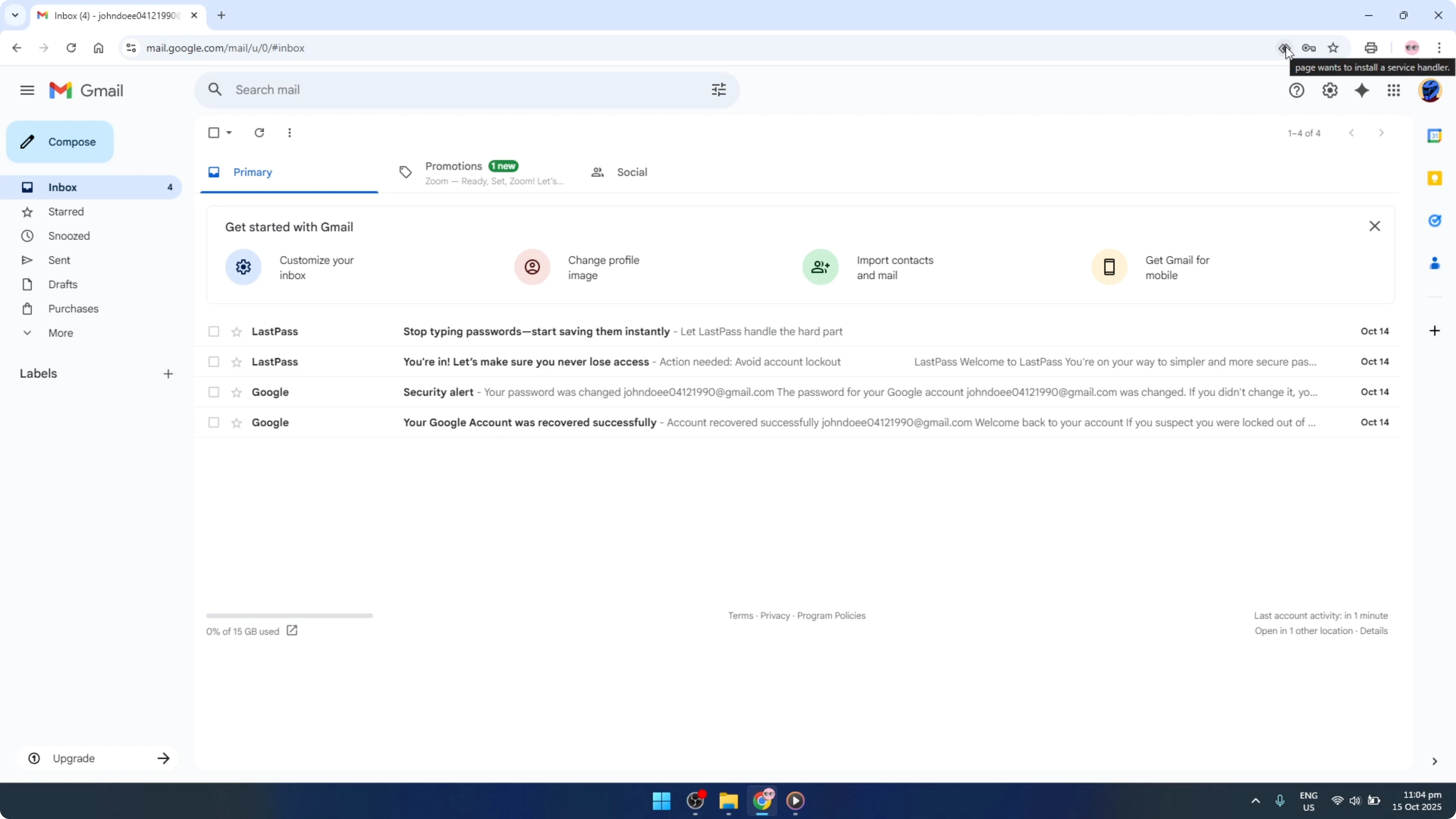 Screenshot from How To Open Email Links in Google Chrome [2026 Guide] at 56s