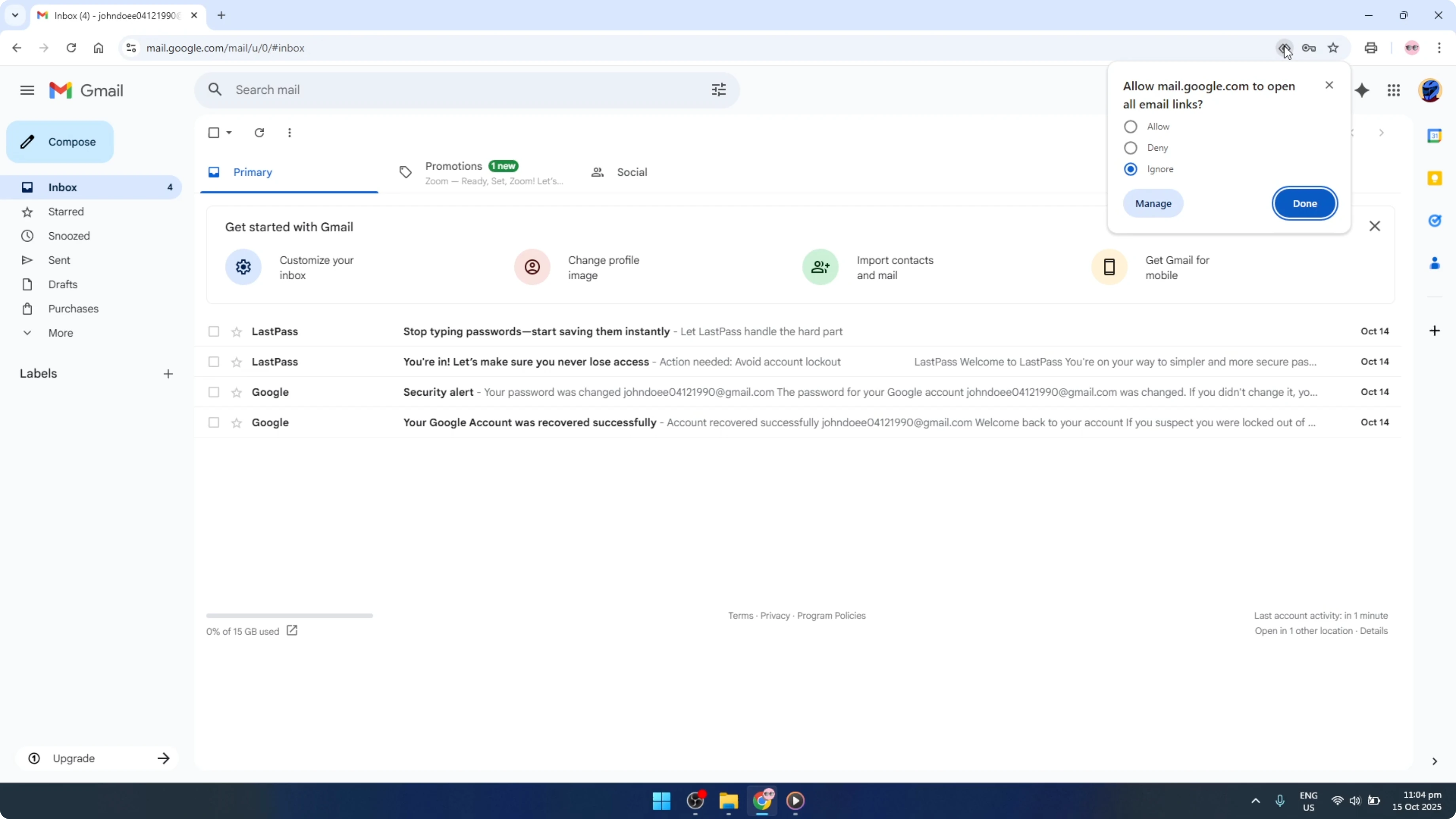 Screenshot from How To Open Email Links in Google Chrome [2026 Guide] at 67s