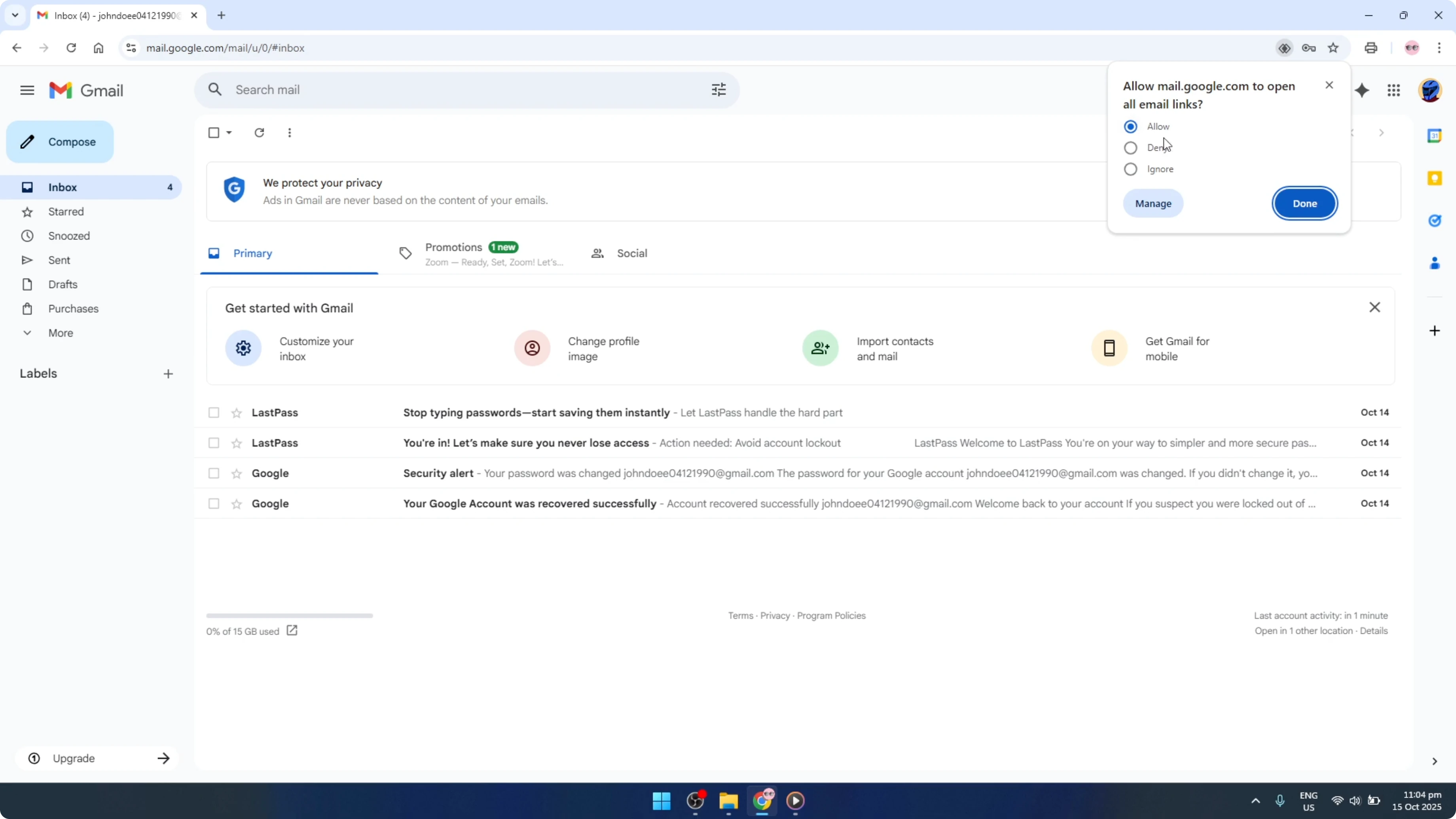 Screenshot from How To Open Email Links in Google Chrome [2026 Guide] at 81s