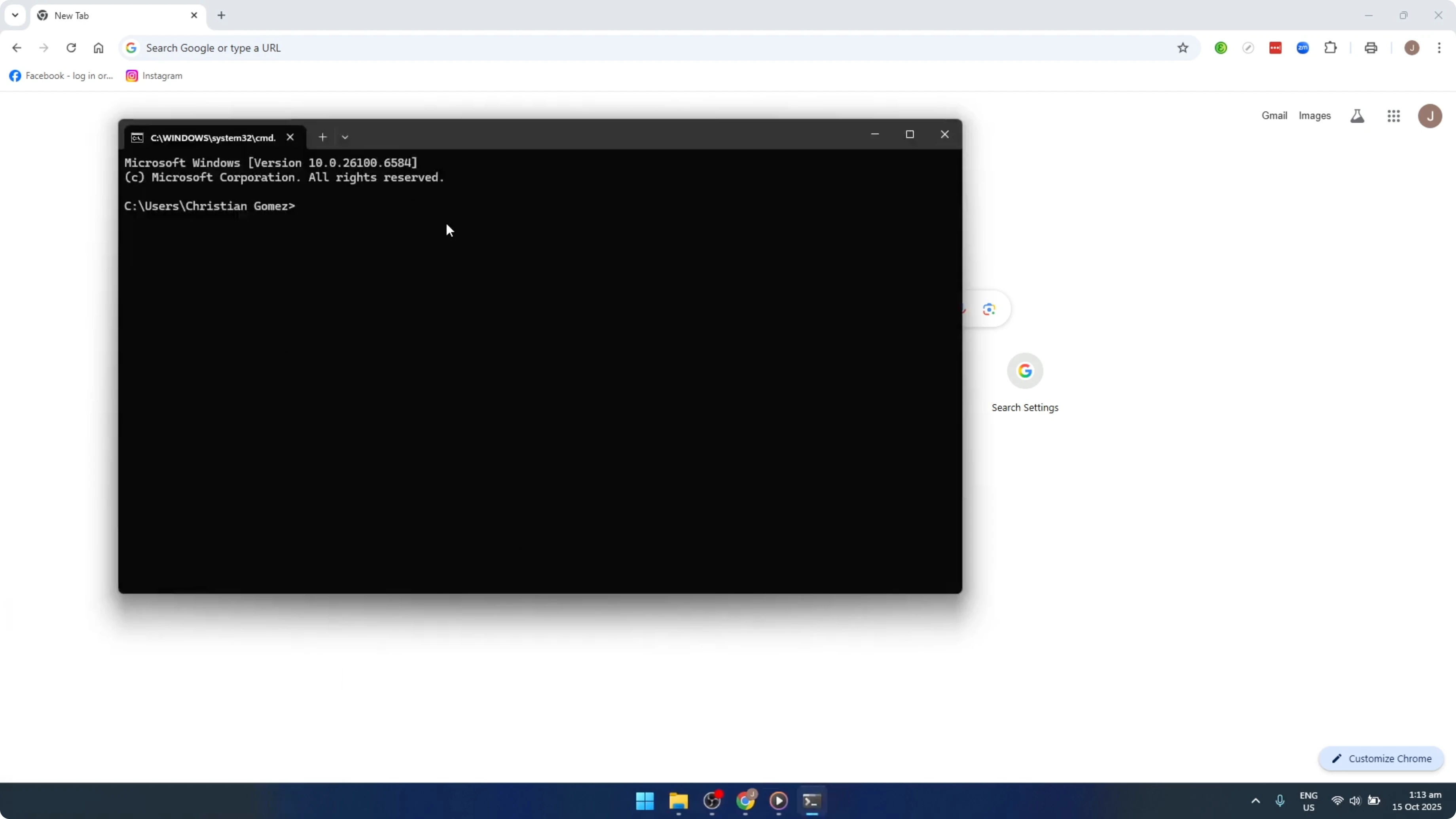 Screenshot from How To Open Google Chrome Browser Using Command Prompt In Windows [2026 Guide] at 40s