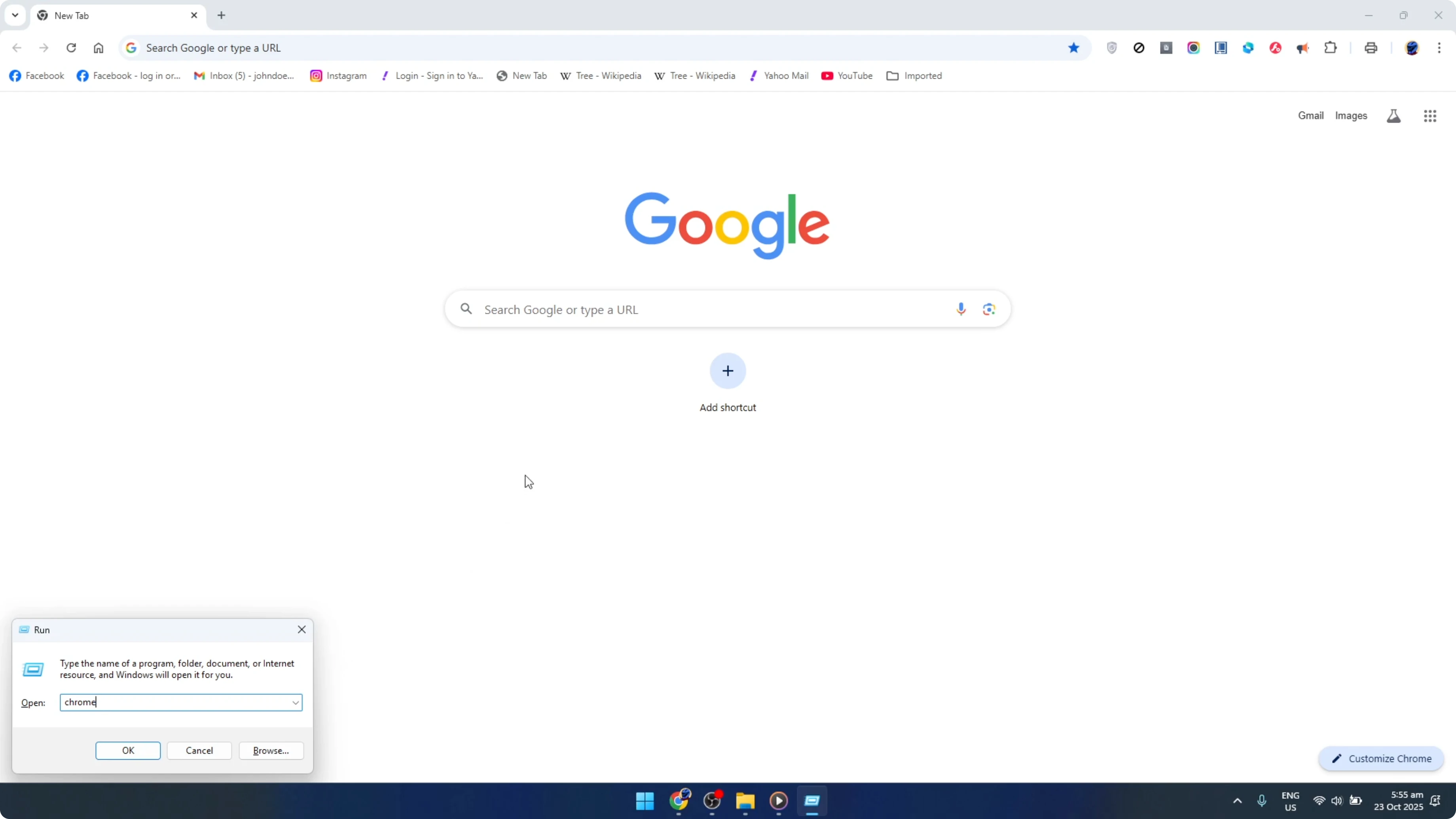 Screenshot from How To Open Google Chrome With Keyboard Shortcut Key in Windows 11 [2026 Guide] at 110s
