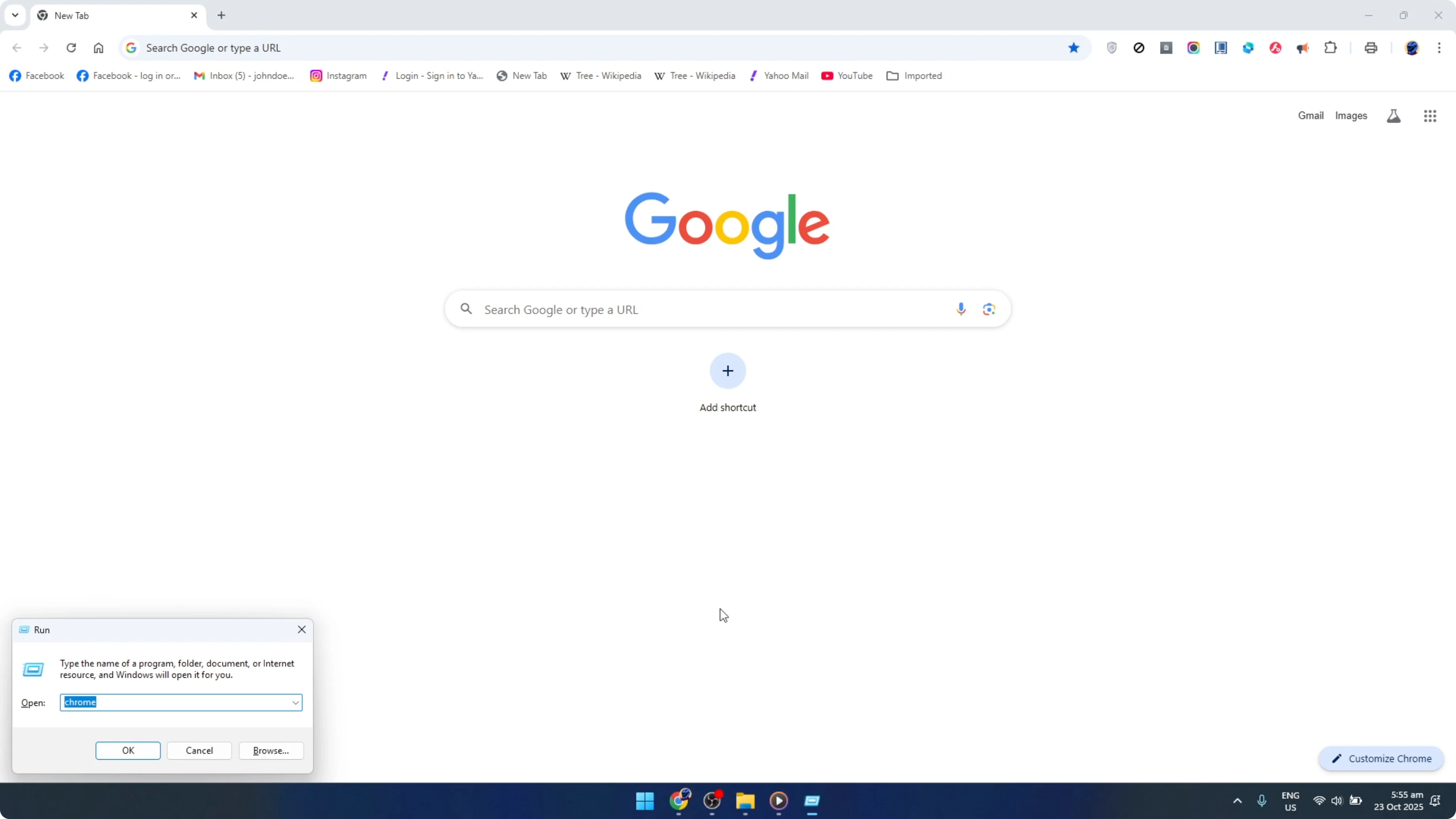 Screenshot from How To Open Google Chrome With Keyboard Shortcut Key in Windows 11 [2026 Guide] at 93s