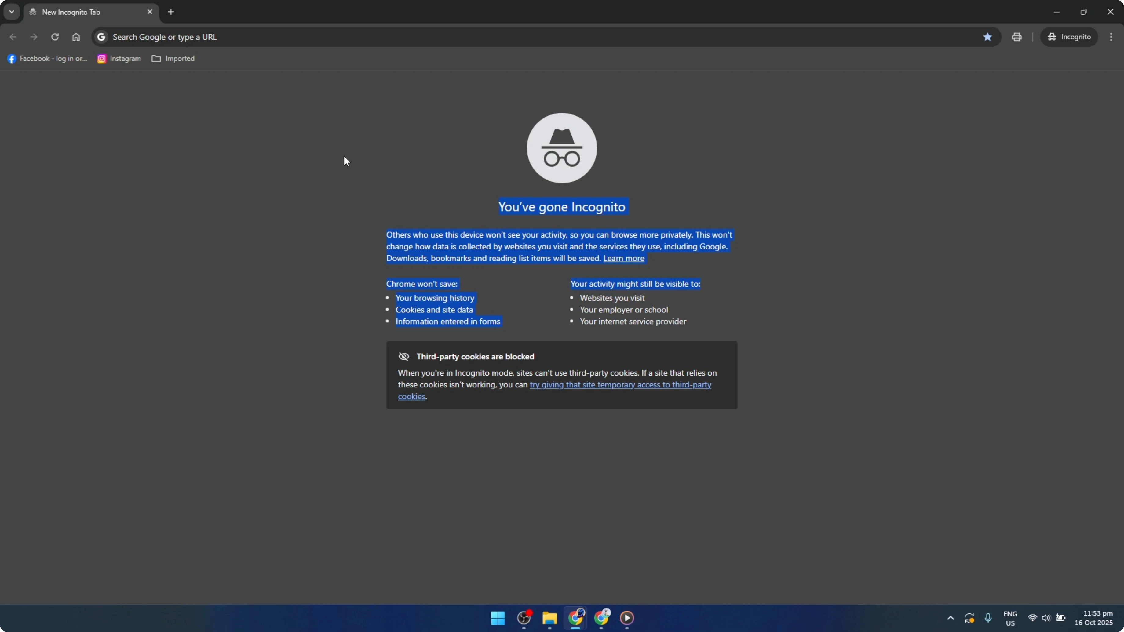 Screenshot from How To Open Incognito Mode In Google Chrome [2026 Guide] at 110s