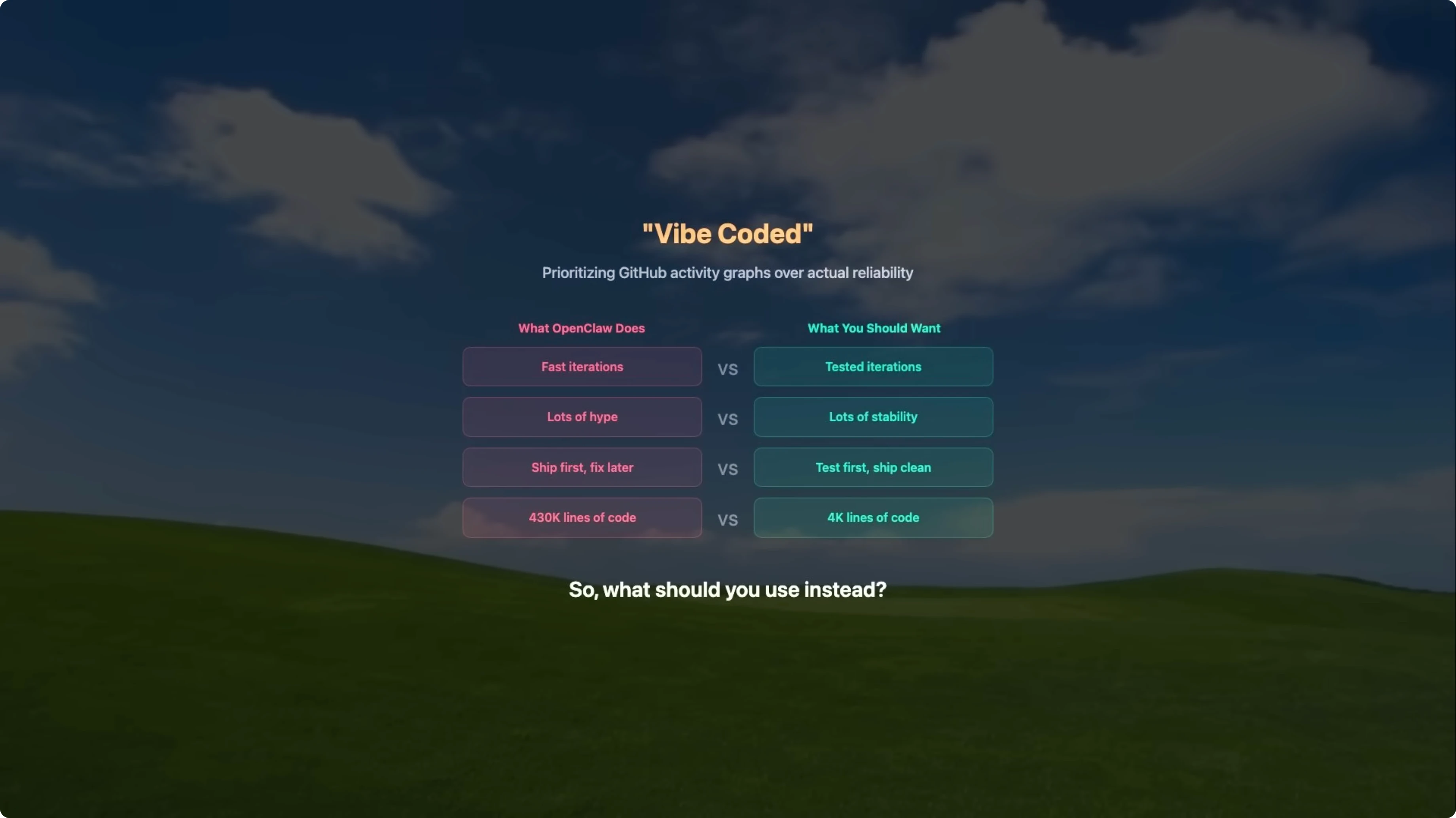 Screenshot from Why OpenClaw Falls Short and 2 Better Open-Source Alternatives? at 217s