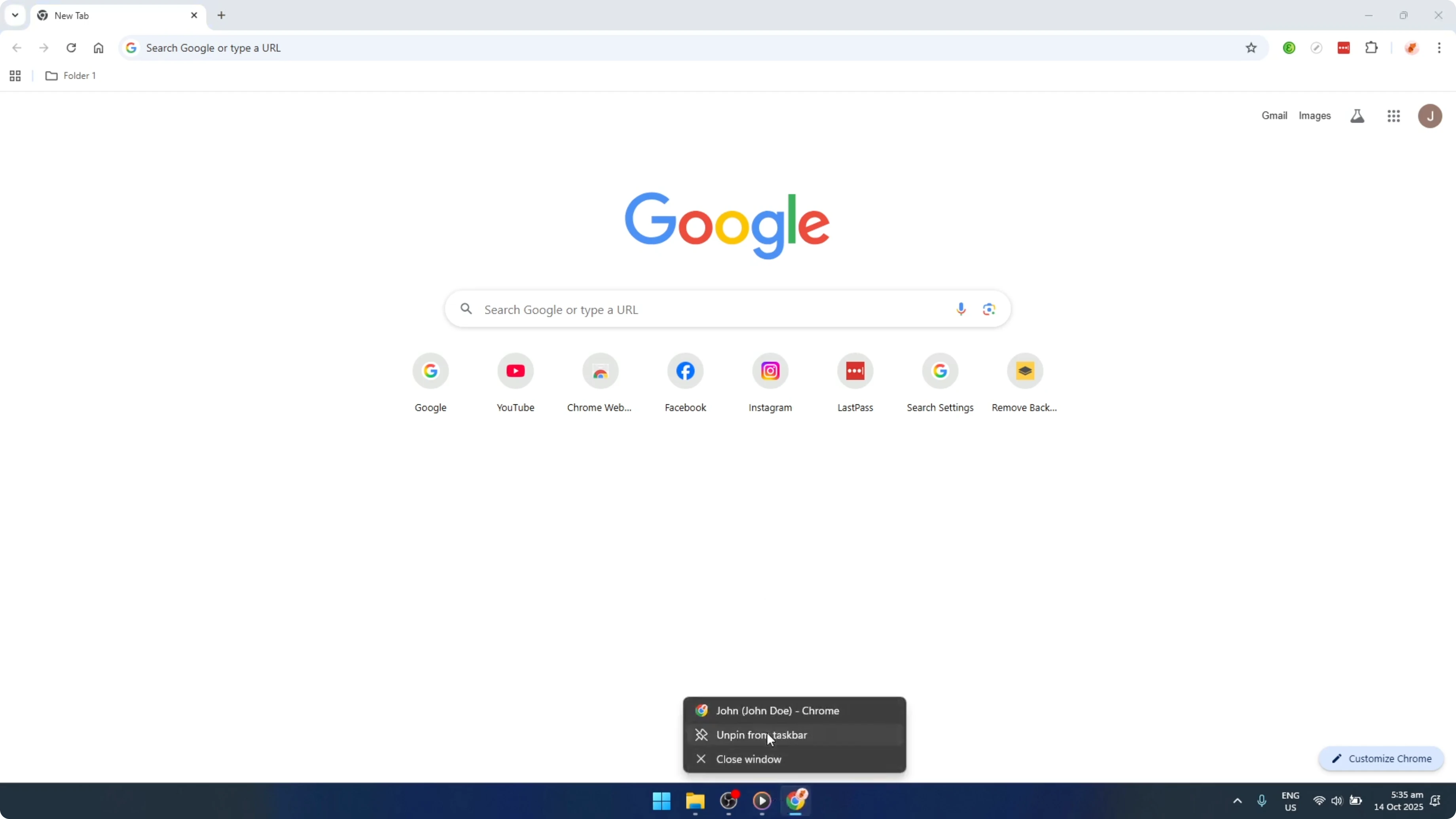 Screenshot from How To PIN A Google Chrome Profile On Taskbar [2026 Guide] at 134s