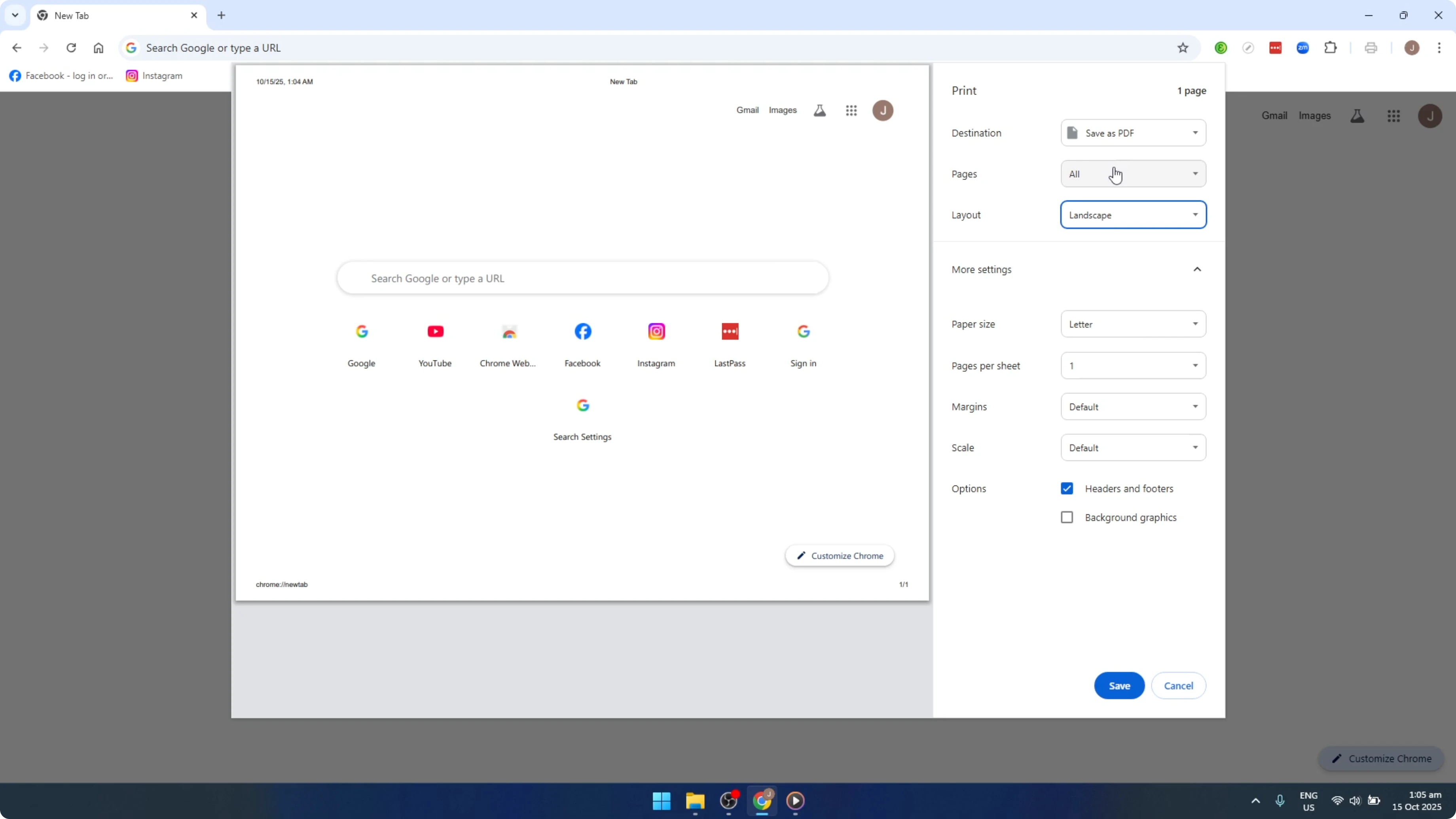 Screenshot from How To Print a Web Page in Google Chrome Desktop [2026 Guide] at 109s