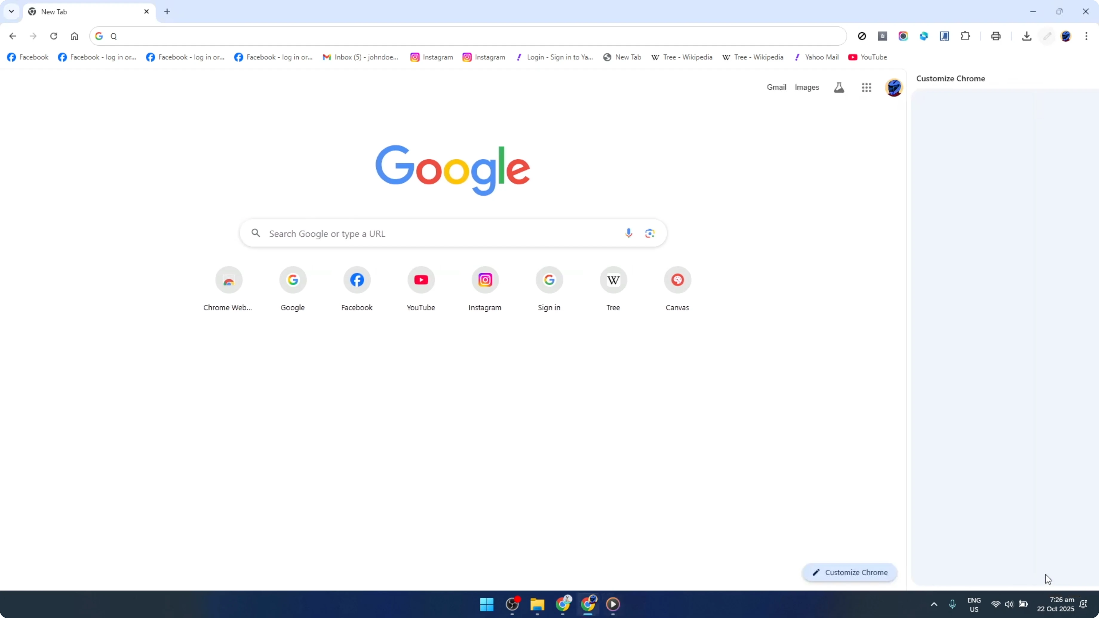 Screenshot from How To Put Your Image On Google Chrome Home Page As Background [2026 Guide] at 41s