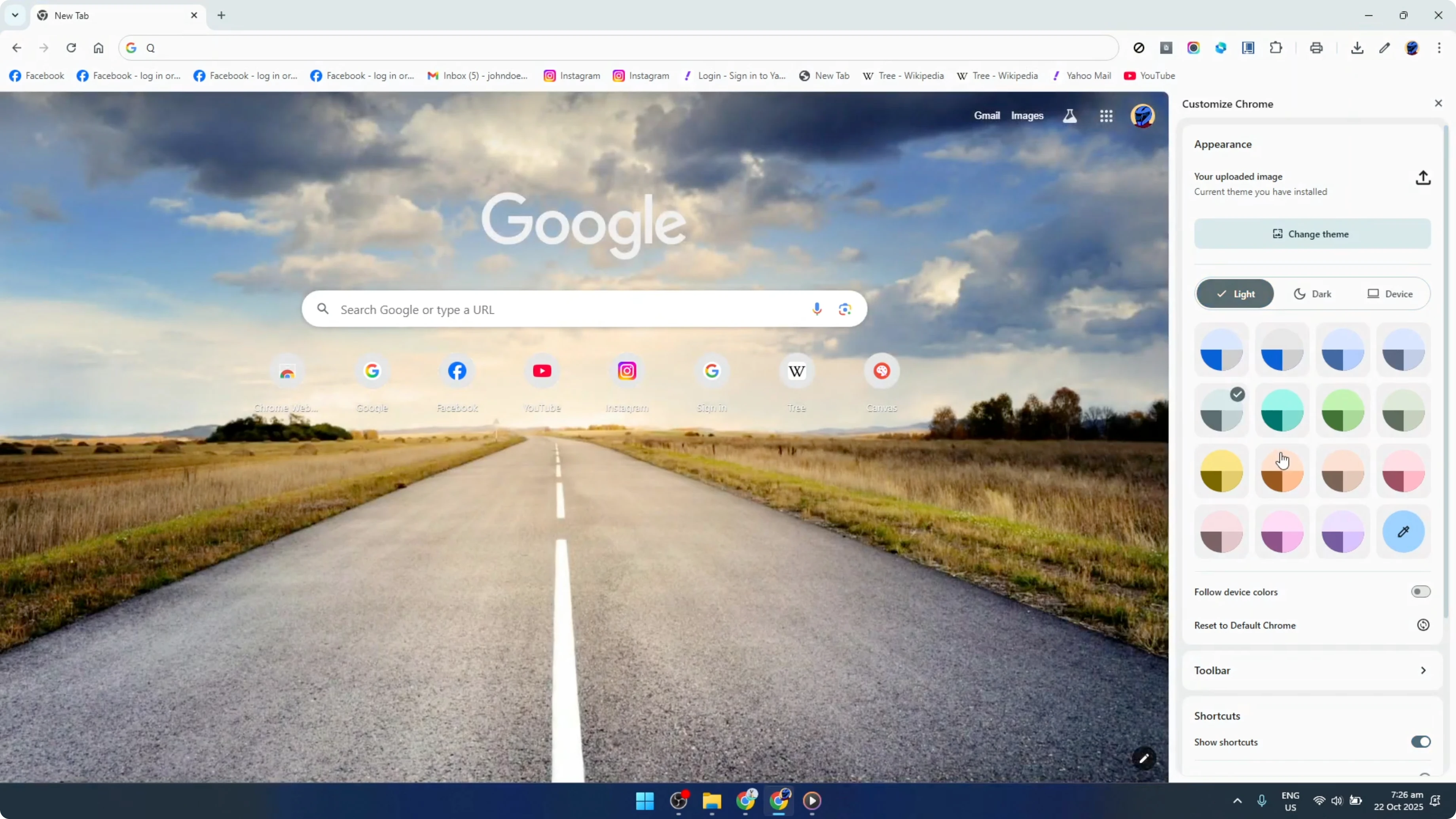 Screenshot from How To Put Your Image On Google Chrome Home Page As Background [2026 Guide] at 71s