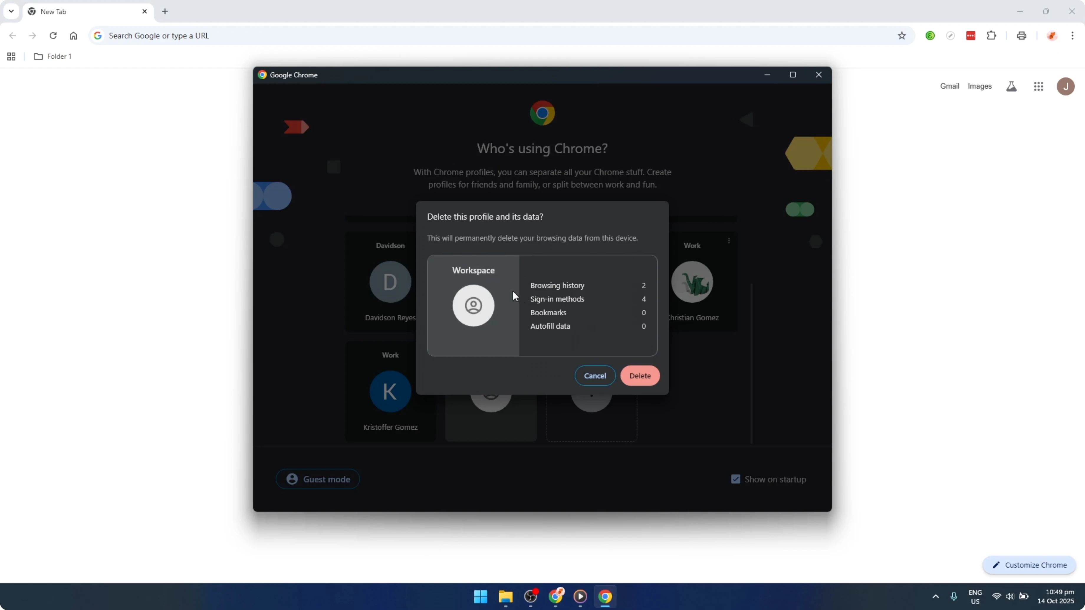 Screenshot from How To Remove Avatar on Google Chrome [2026 Guide] at 90s