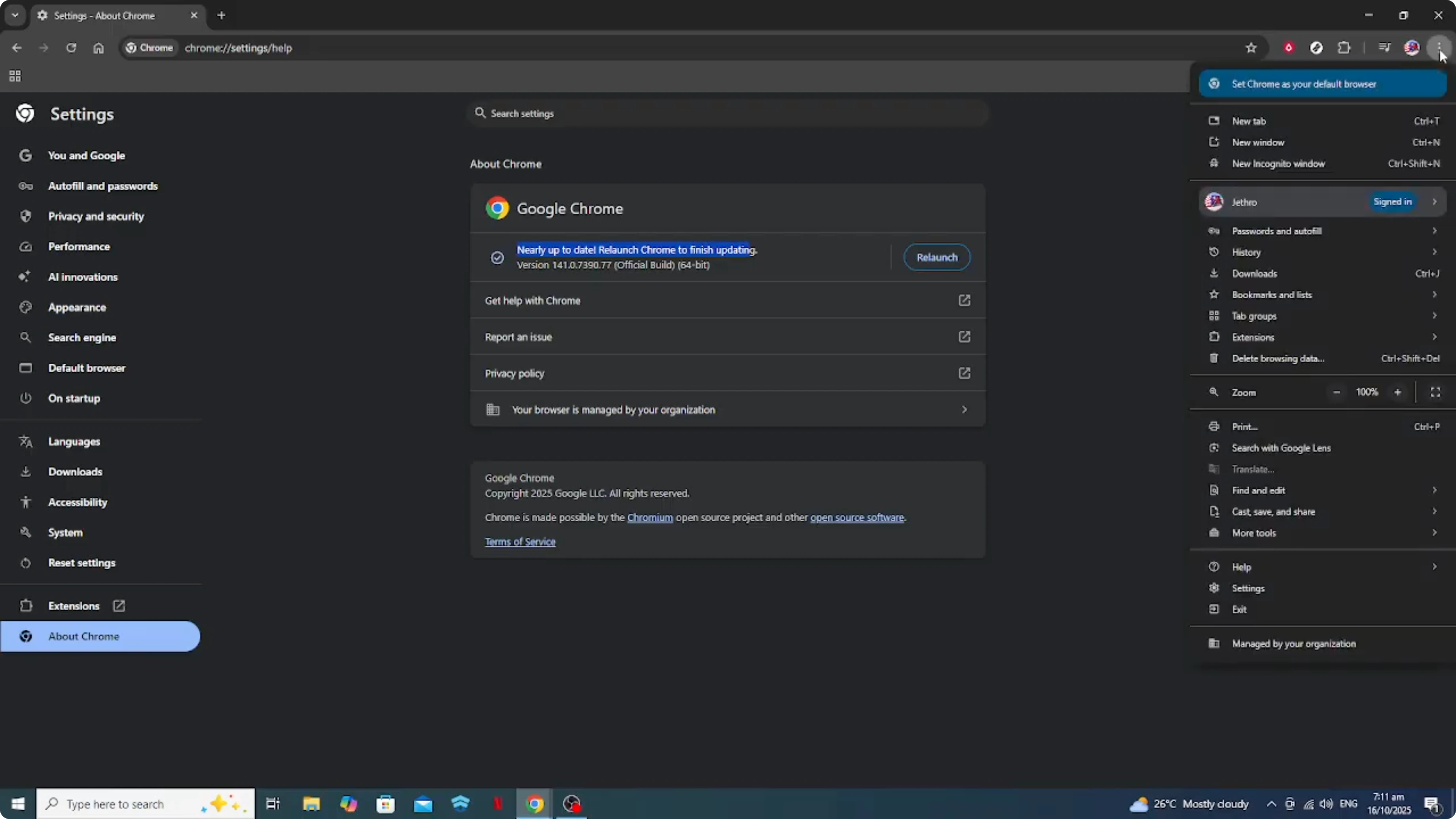 Screenshot from How To Remove To Get Future Google Chrome Updates [2026 Guide] at 85s