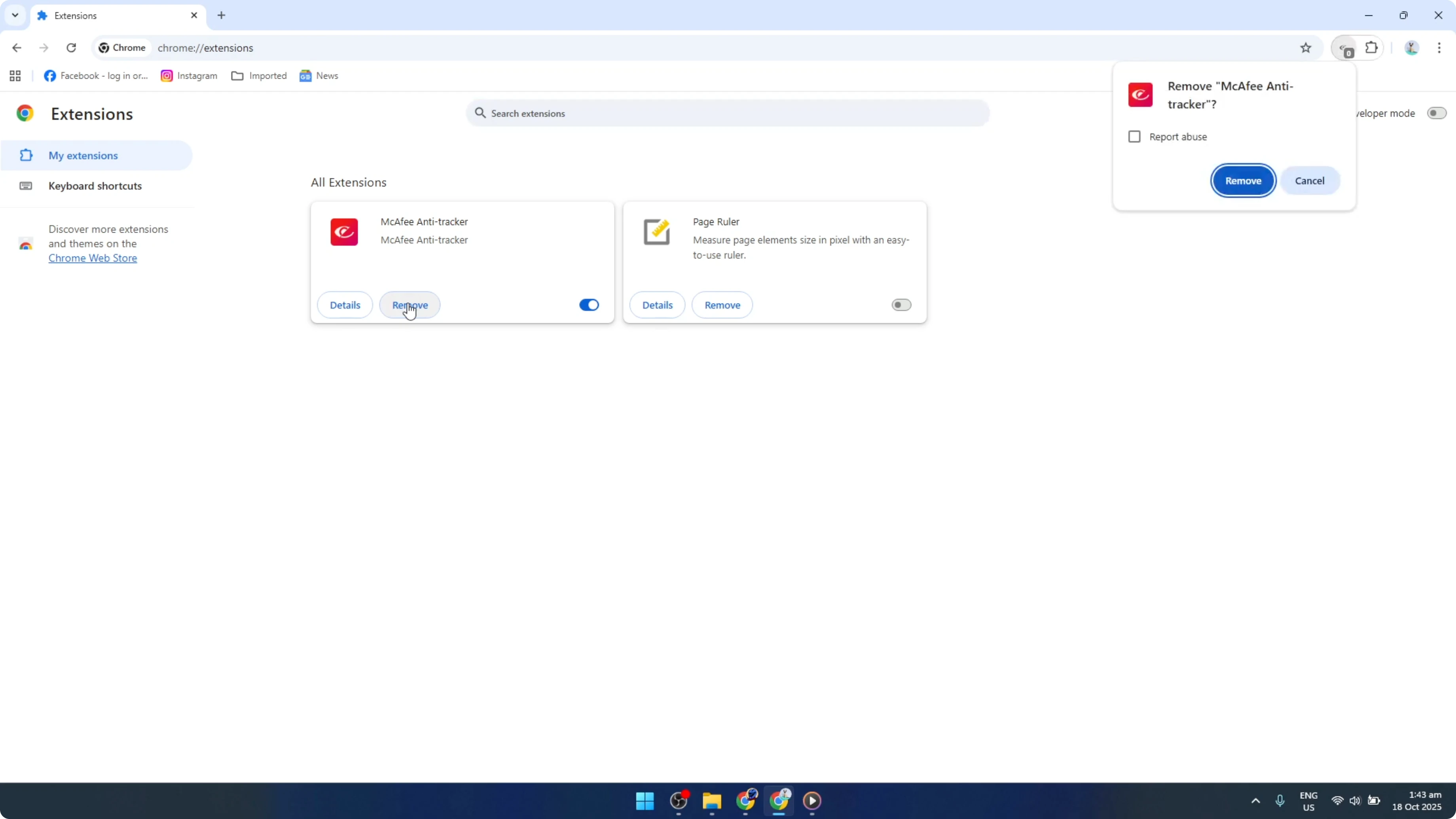 Screenshot from How To Remove McAfee Popup On Google Chrome [2026 Guide] at 90s