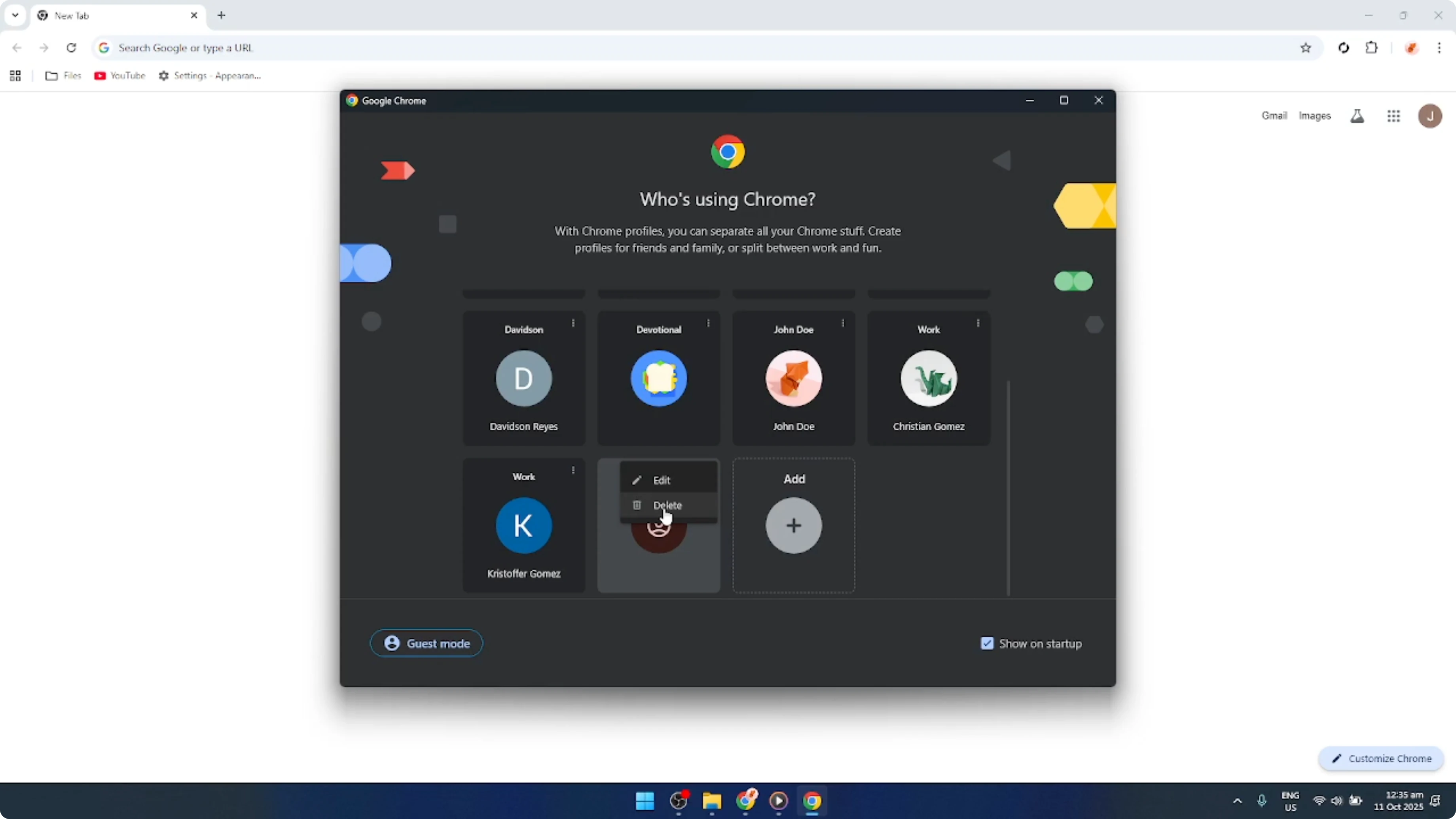 Screenshot from How To Remove Profile in Google Chrome Browser [2026 Guide] at 63s