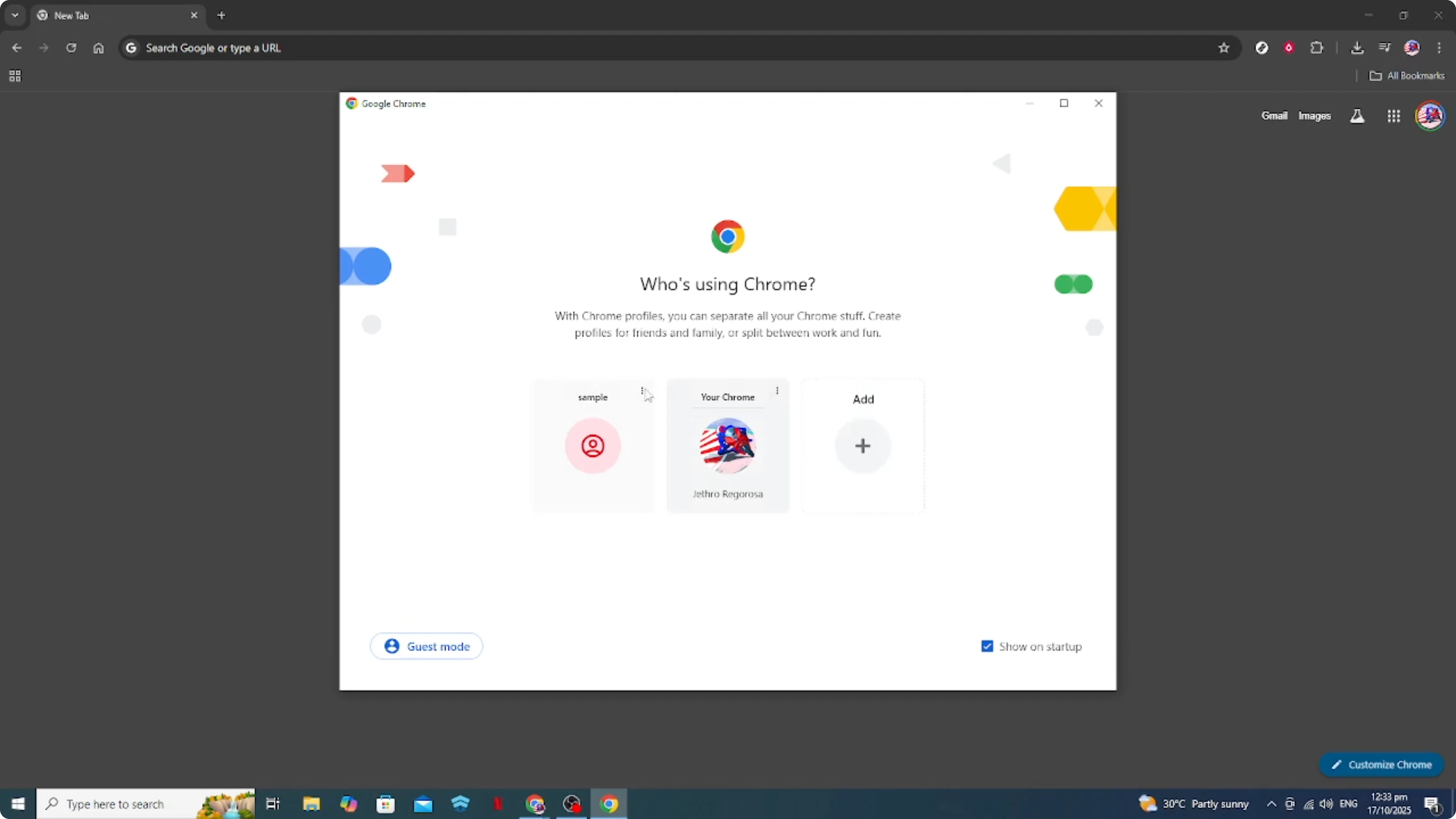 Screenshot from How To Remove Profile Icons from Google Chrome on Taskbar in Windows [2026 Guide] at 66s