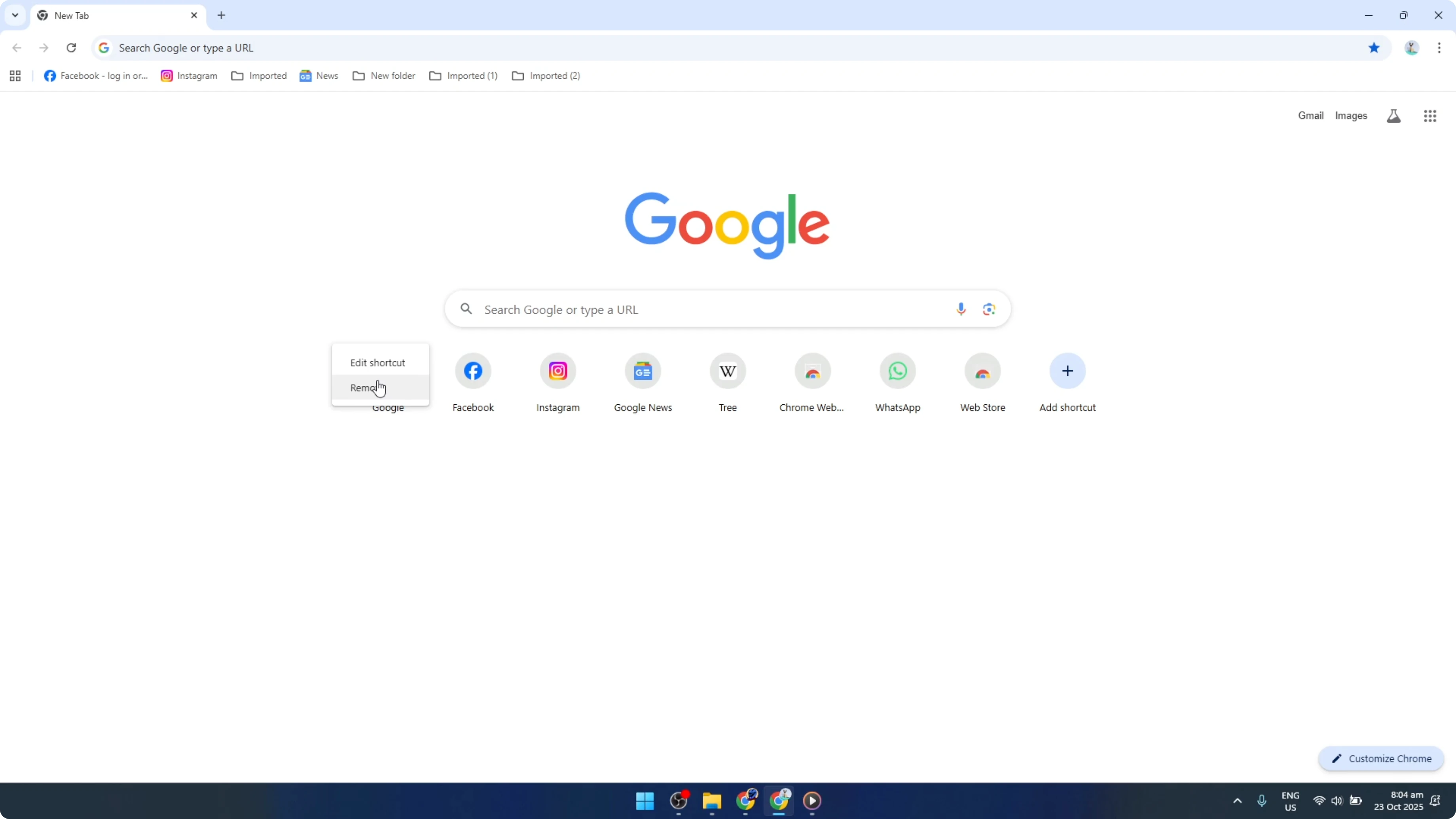 Screenshot from How To Remove Shortcut From Google Chrome [2026 Guide] at 56s