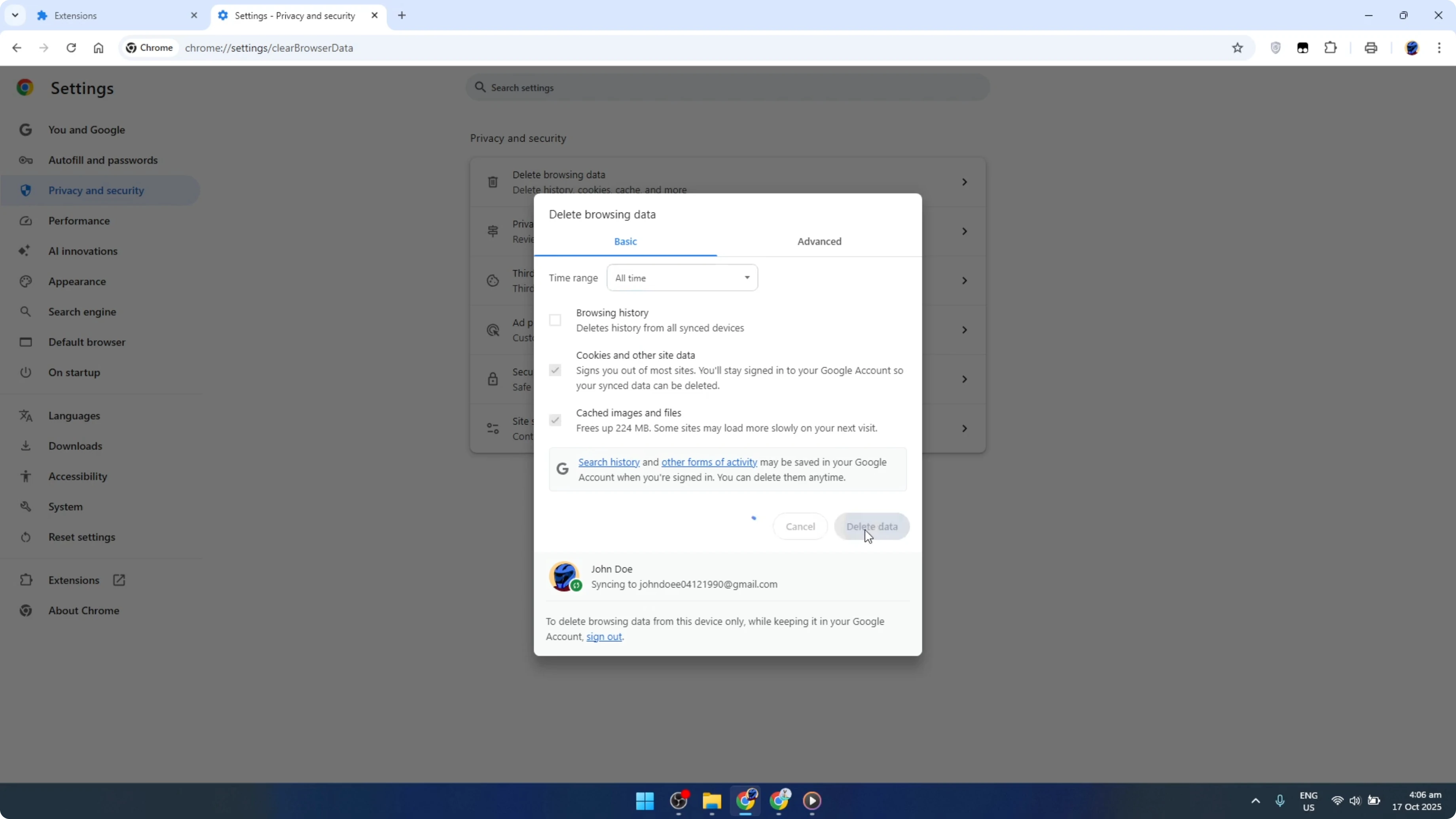 Screenshot from How To Remove Yahoo Secure Search And Restore To Google Chrome [2026 Guide] at 126s