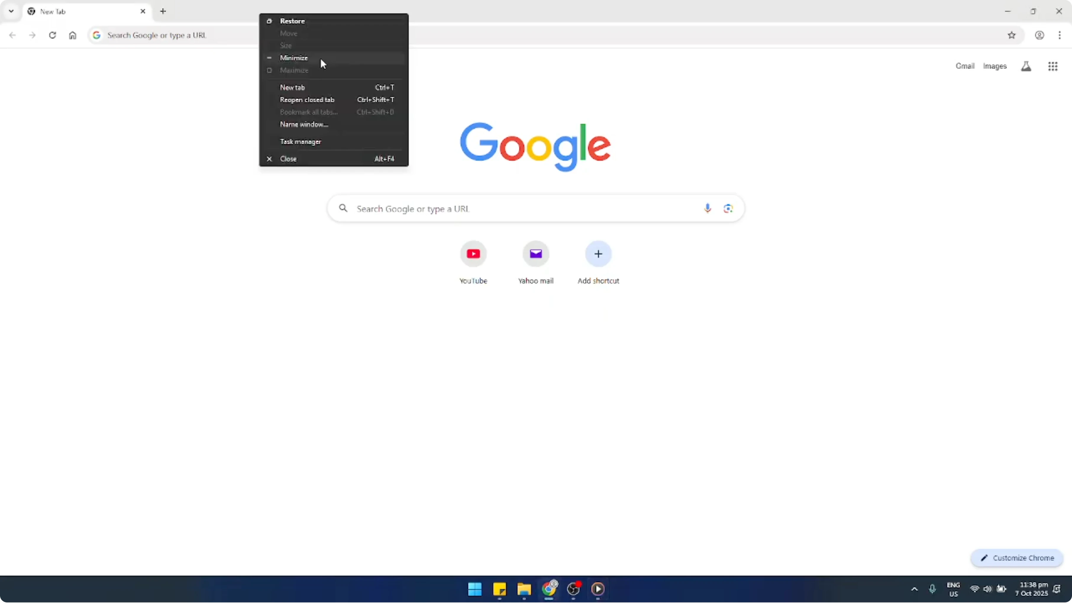 Screenshot from How To Reopen Recently Closed Tab In Google Chrome [2026 Guide] at 39s