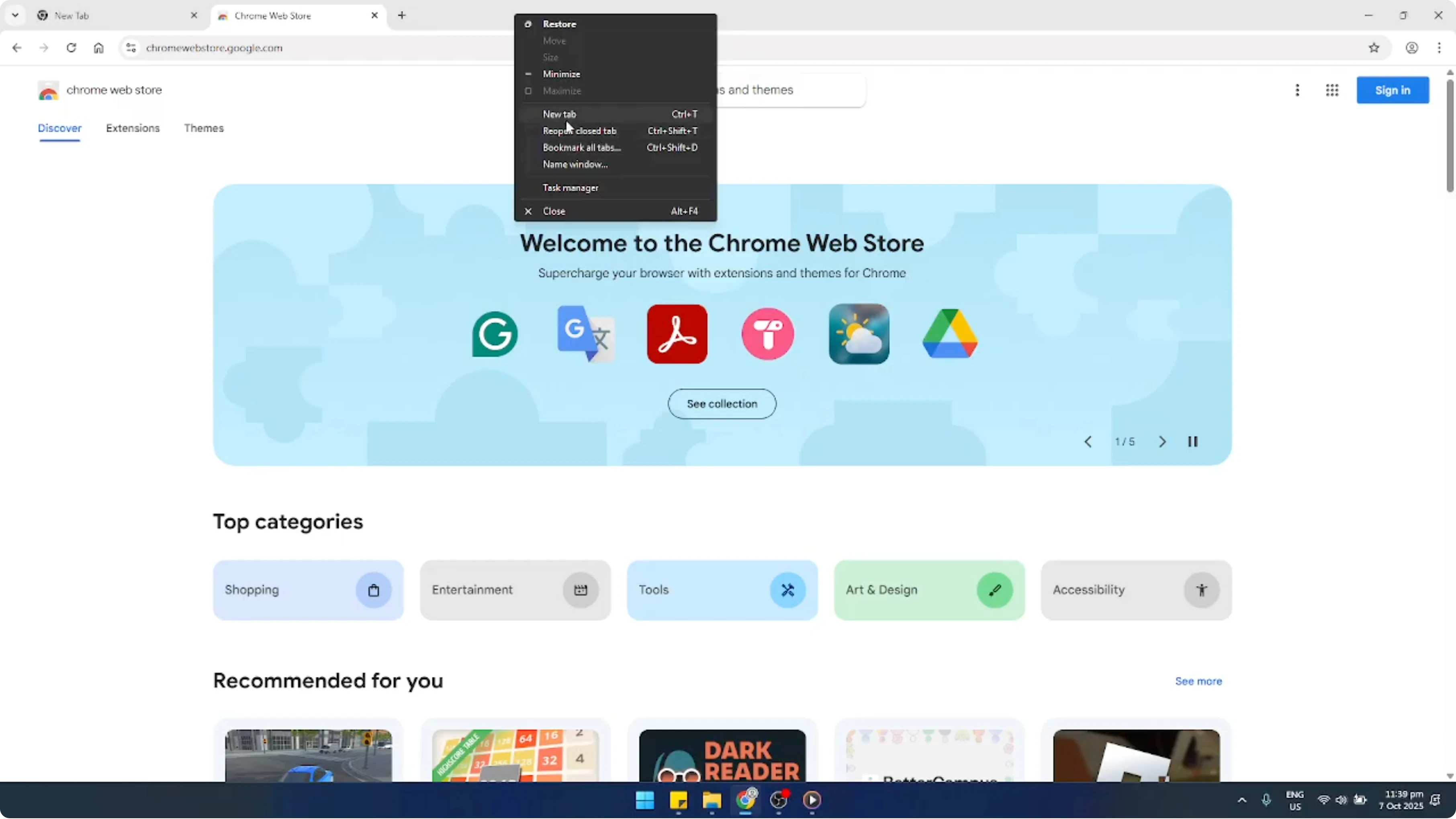 Screenshot from How To Reopen Recently Closed Tab In Google Chrome [2026 Guide] at 69s