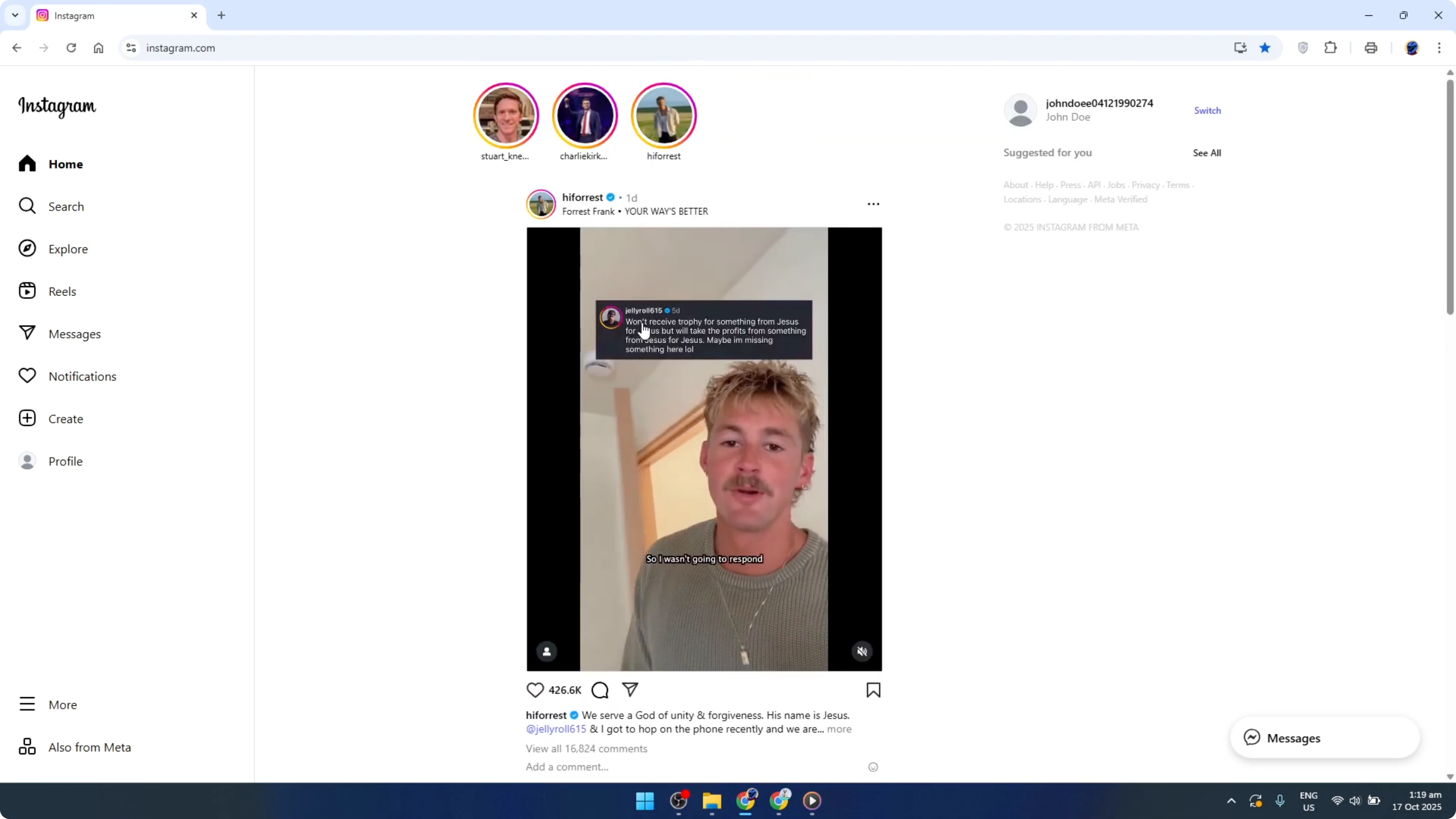 Screenshot from How To Save Or Download Instagram Photos And Videos On Your PC Using Google Chrome [2026 Guide] at 44s