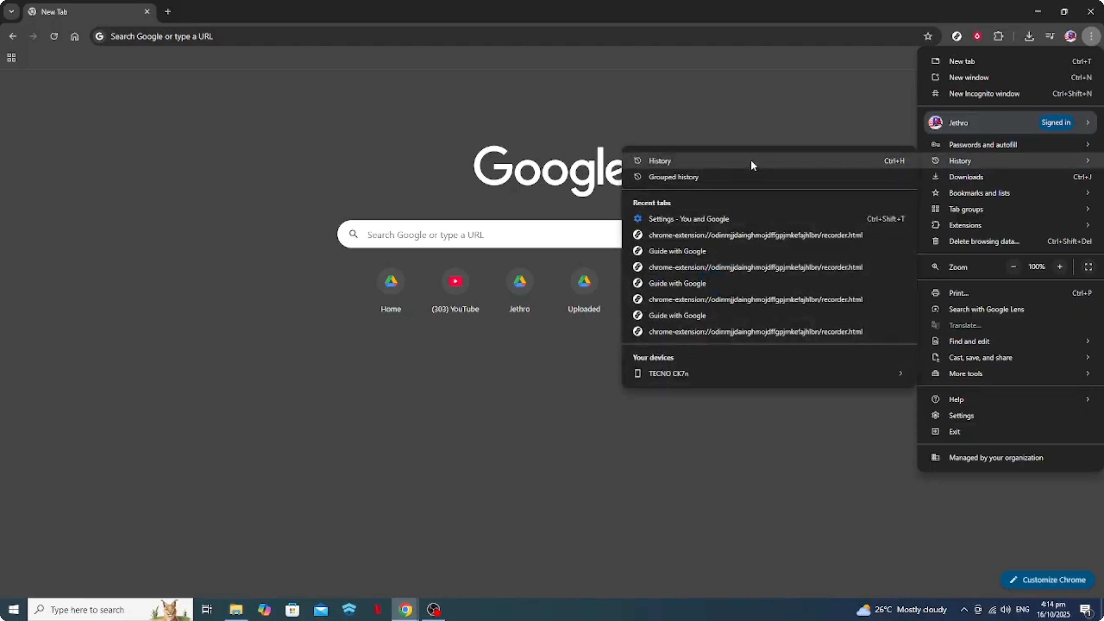Screenshot from How To Save History of Visited Pages in Google Chrome [2026 Guide] at 38s
