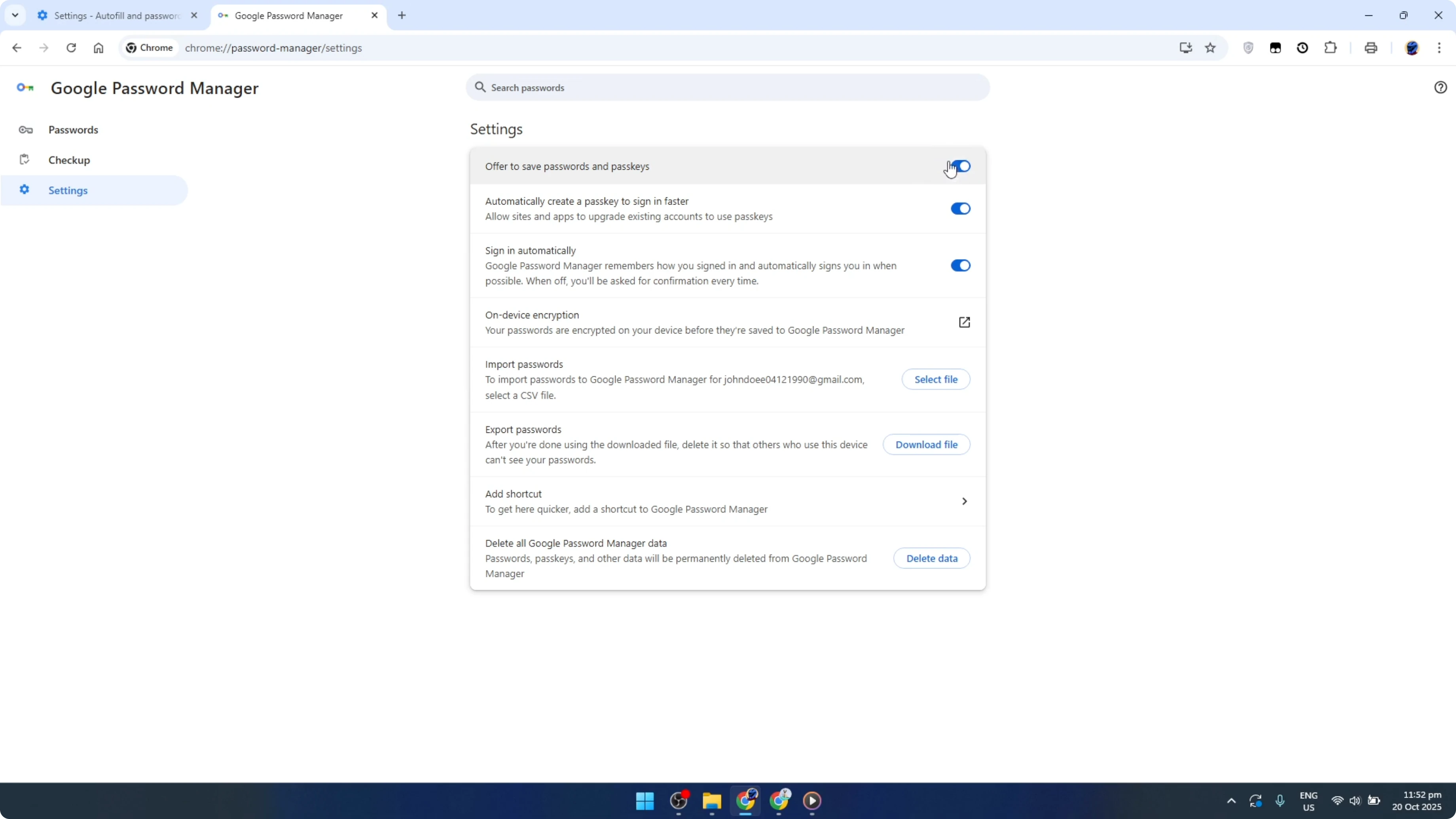 Screenshot from How To Automatically Save Passwords on Google Chrome [2026 Guide] at 112s