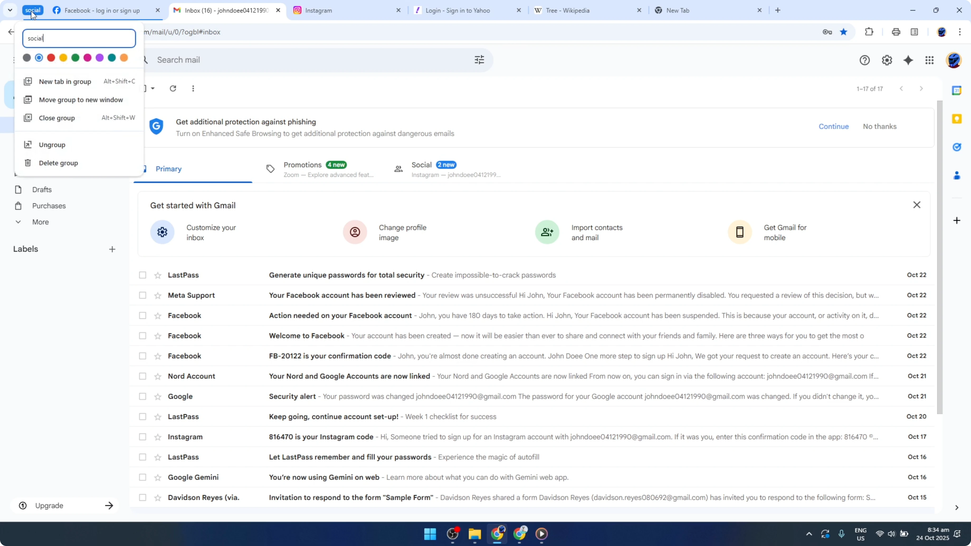 Screenshot from How To Save Tab Groups in Google Chrome [2026 Guide] at 83s