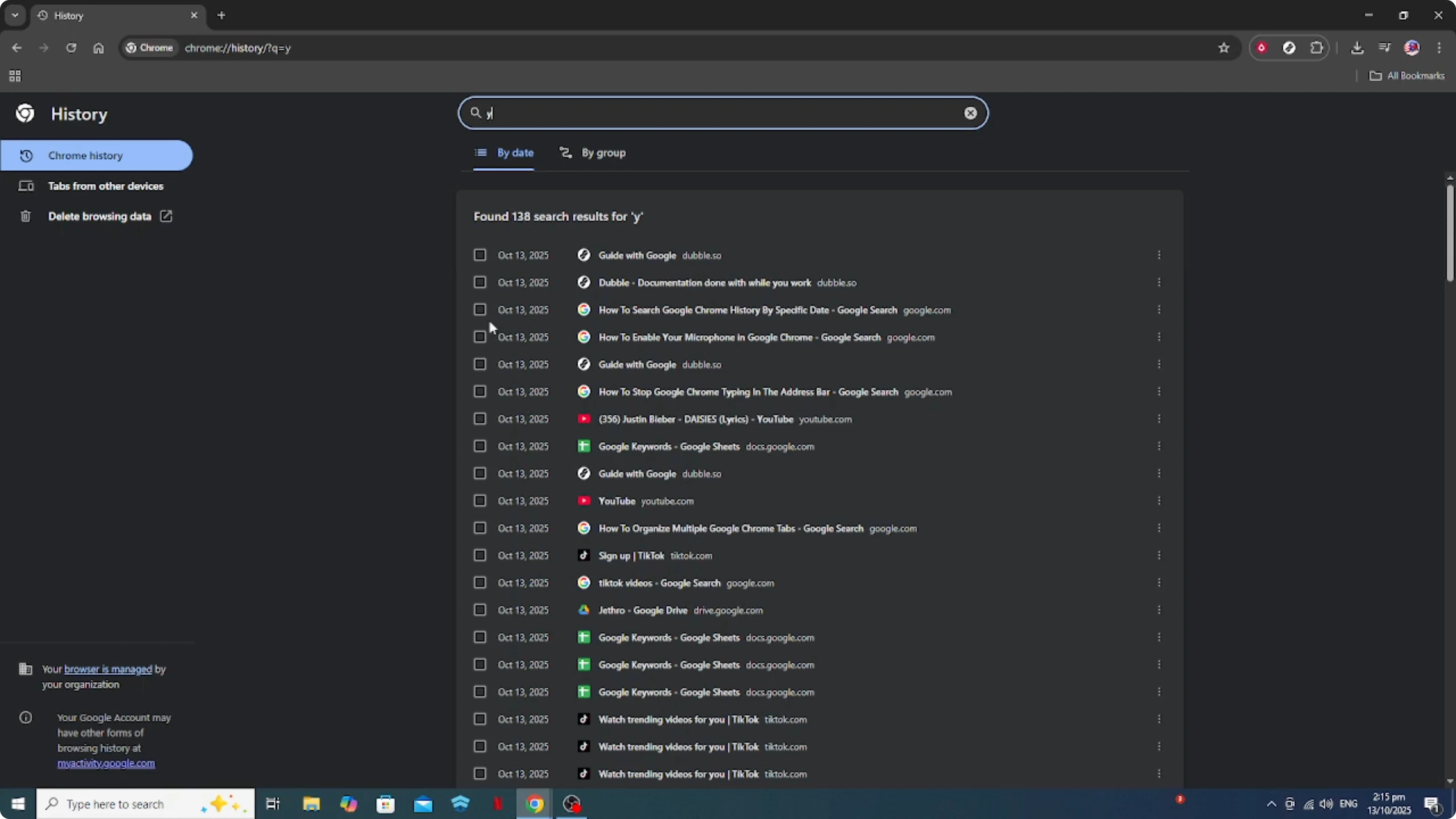 Screenshot from How To Search Google Chrome History By Specific Date [2026 Guide] at 76s