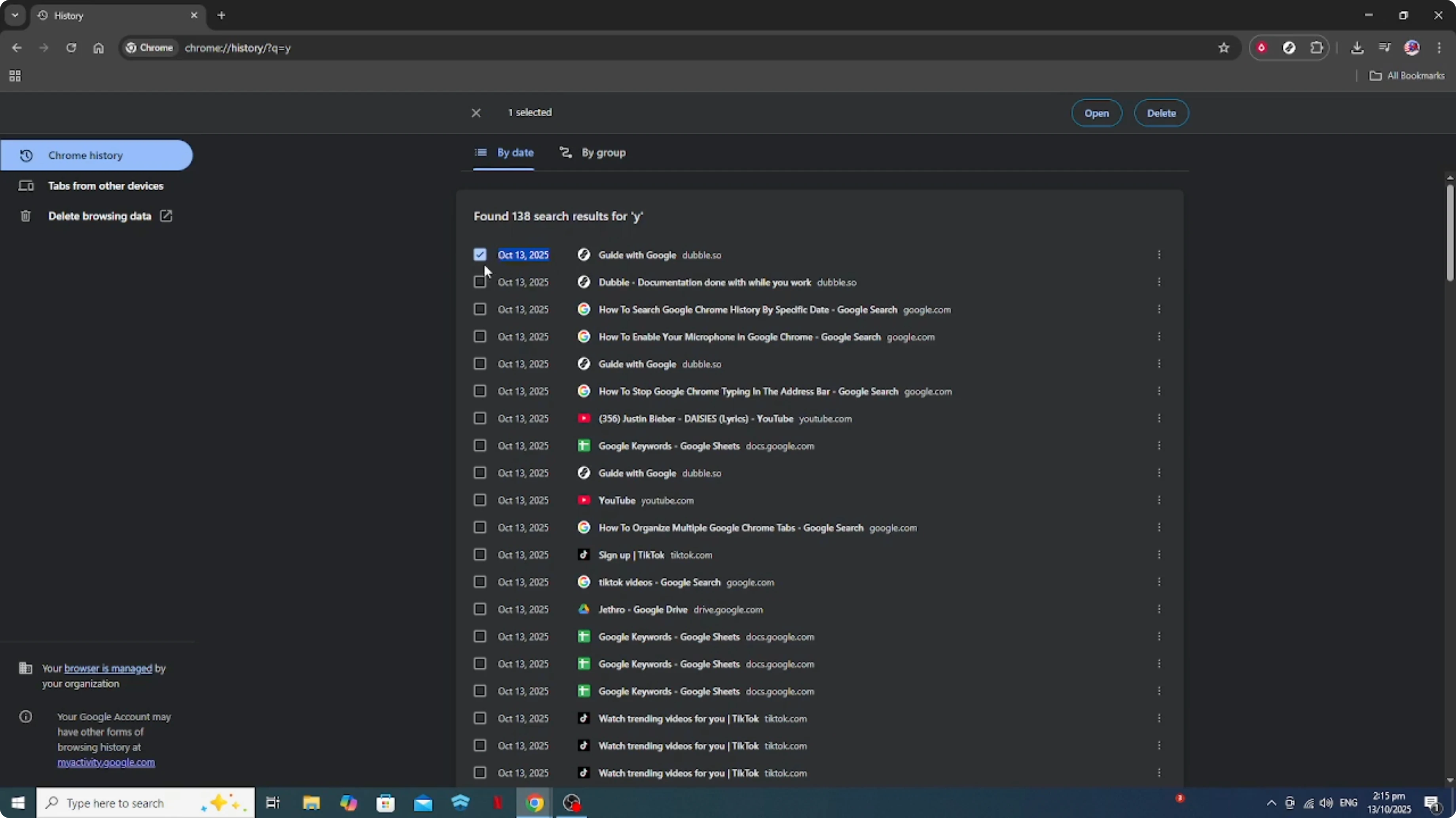 Screenshot from How To Search Google Chrome History By Specific Date [2026 Guide] at 90s
