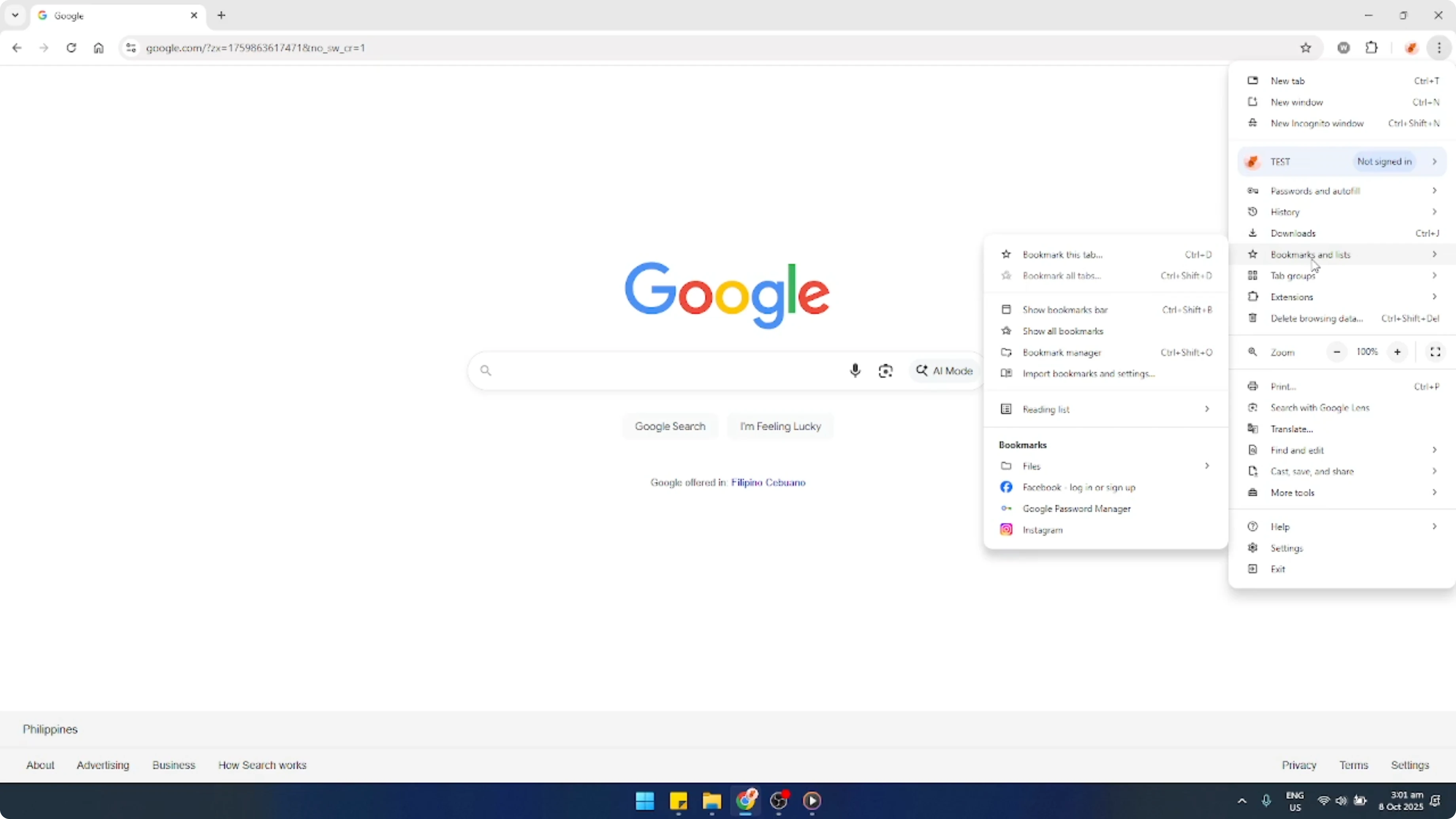 Screenshot from How To Always Show the Google Chrome Bookmarks Bar [2026 Guide] at 47s