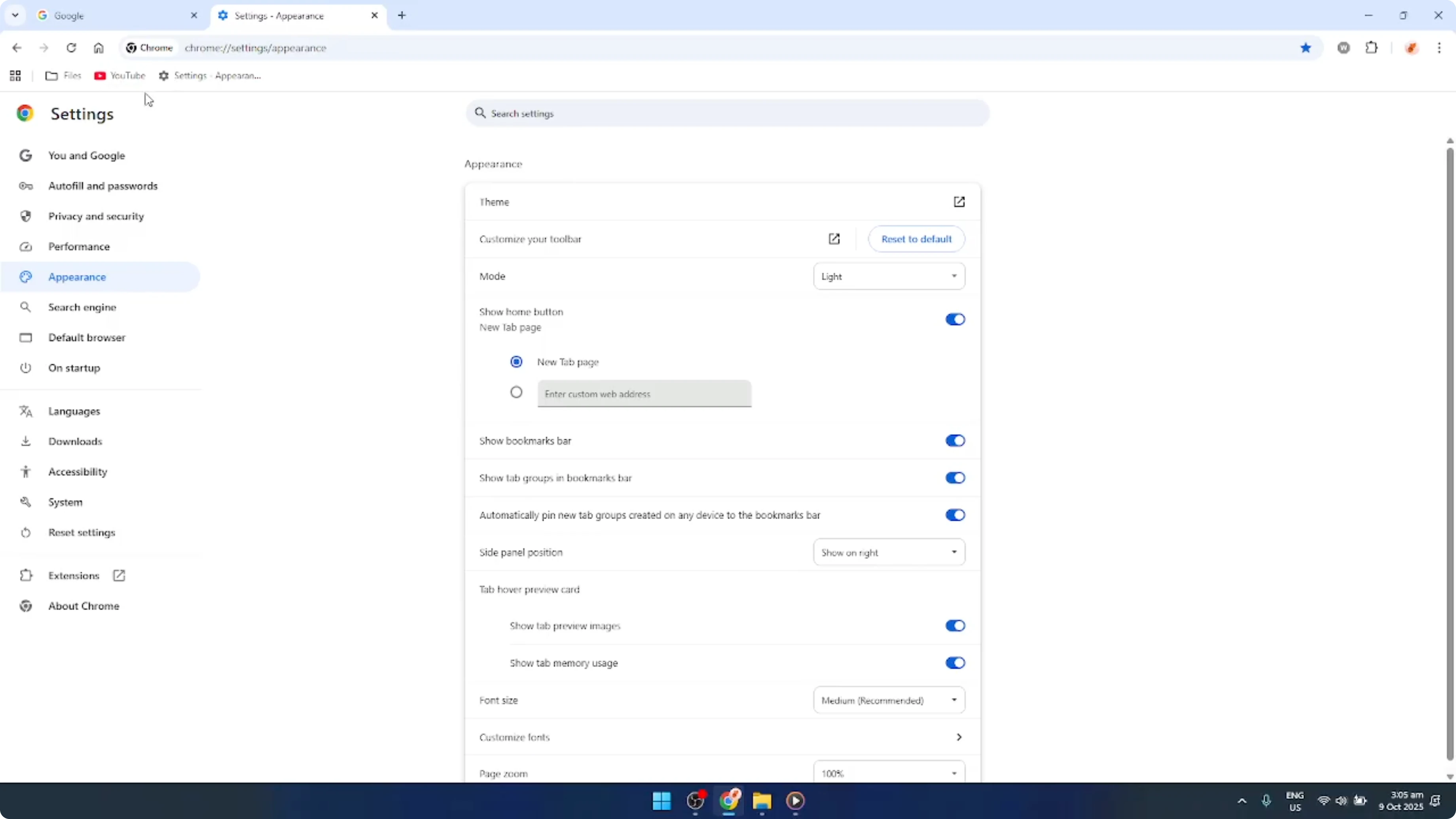 Screenshot from How To Always Show or Hide The Google Chrome Bookmarks Bar [2026 Guide] at 54s
