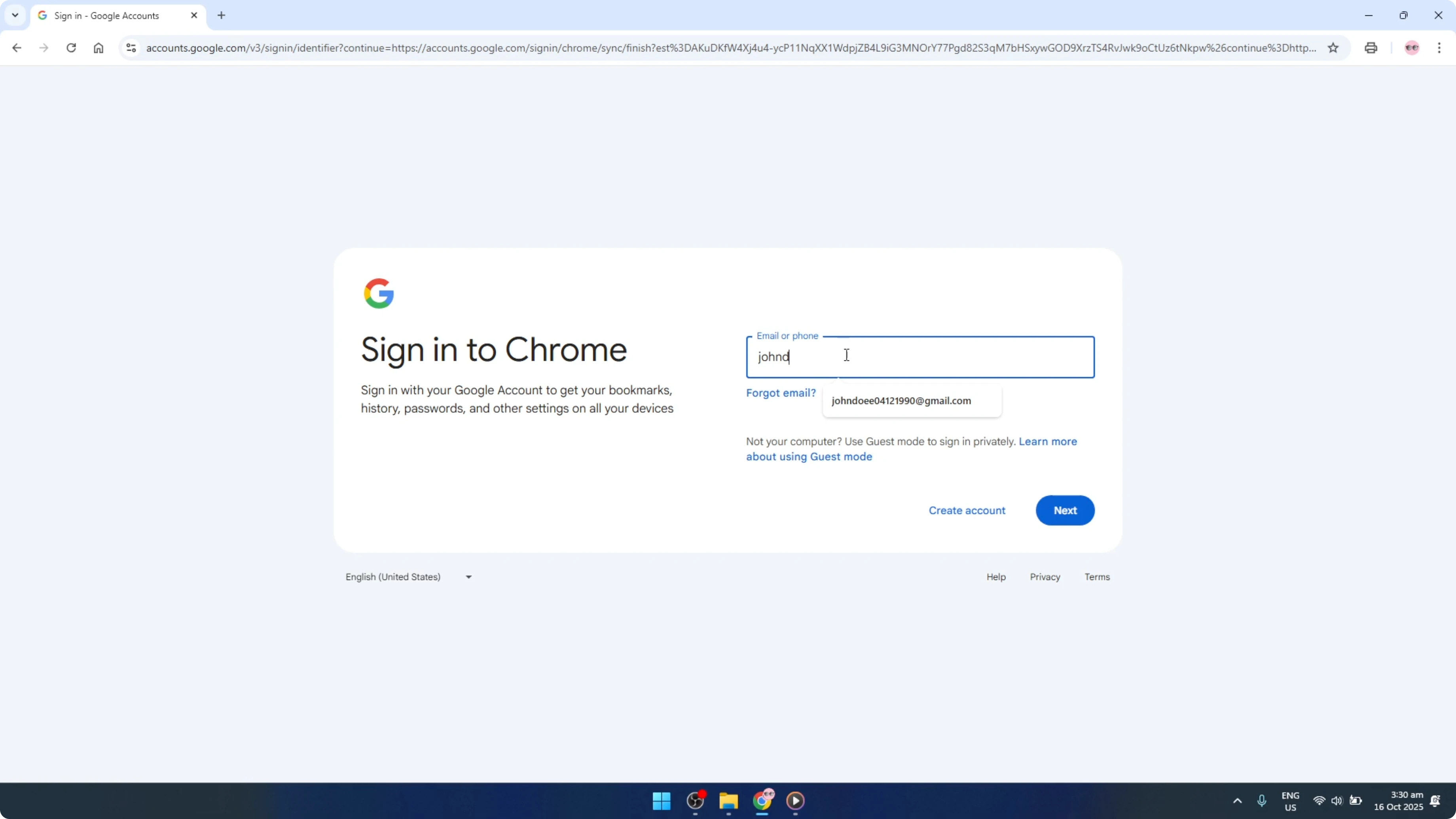 Screenshot from How To Sign In Account On Google Chrome [2026 Guide] at 62s