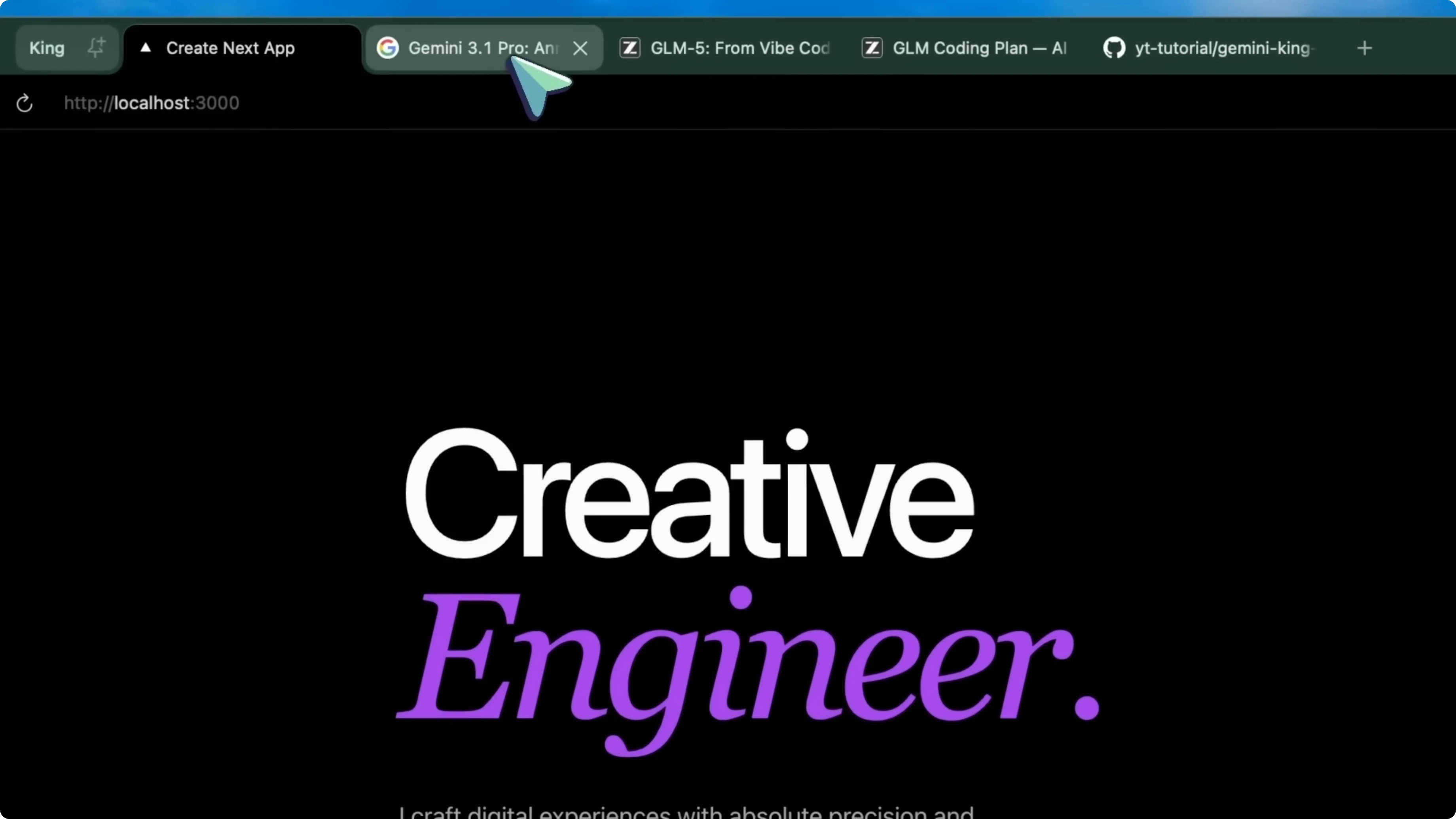 Screenshot from How This Simple Fix Transforms Gemini 3.1 Pro with GLM-5? at 107s