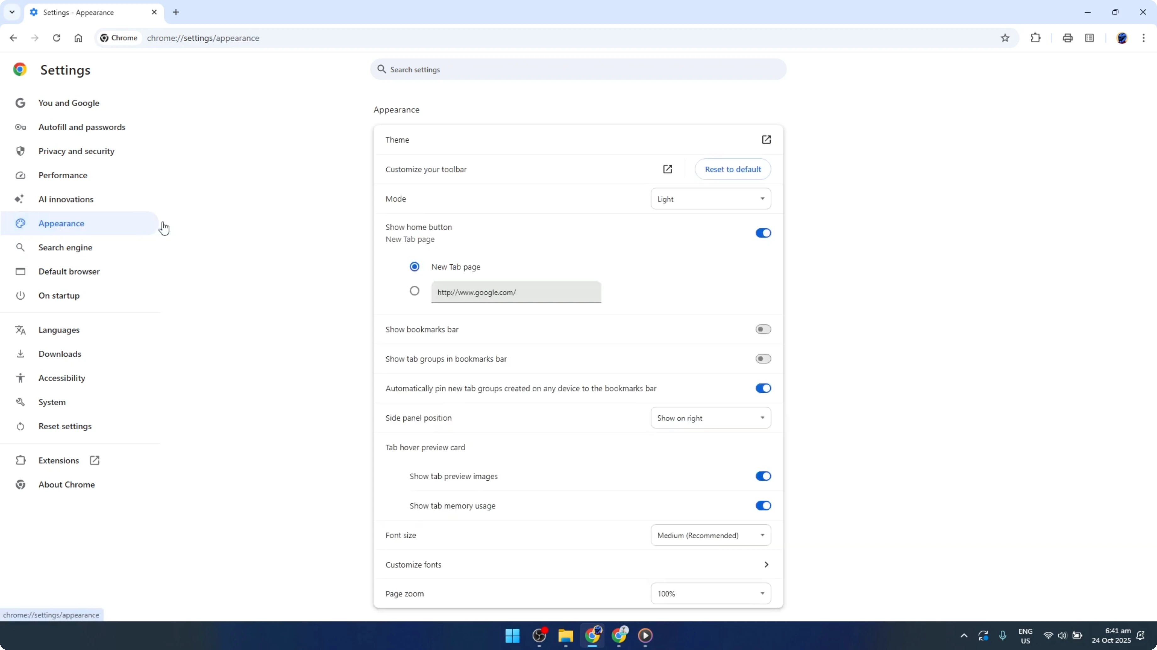 Screenshot from How To Size Your Google Chrome If Webpages Are Too Large Page Zoom [2026 Guide] at 70s