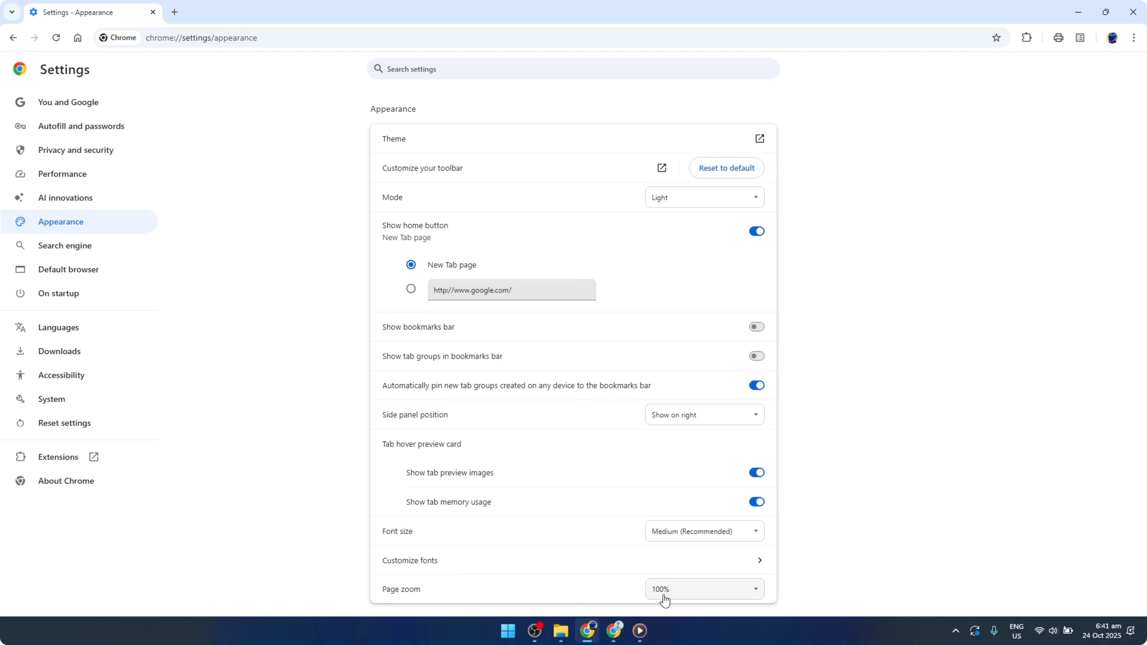 Screenshot from How To Size Your Google Chrome If Webpages Are Too Large Page Zoom [2026 Guide] at 78s