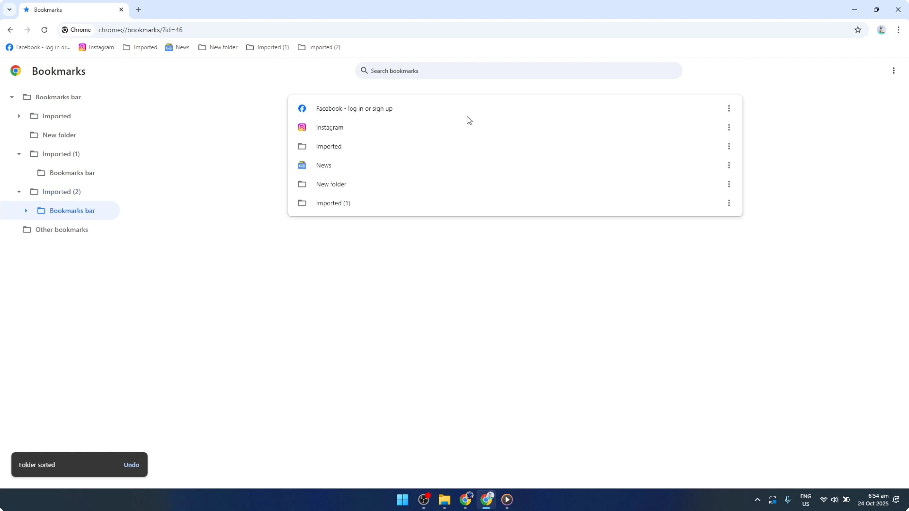 Screenshot from How To Sort Bookmarks In Google Chrome Alphabetically [2026 Guide] at 127s