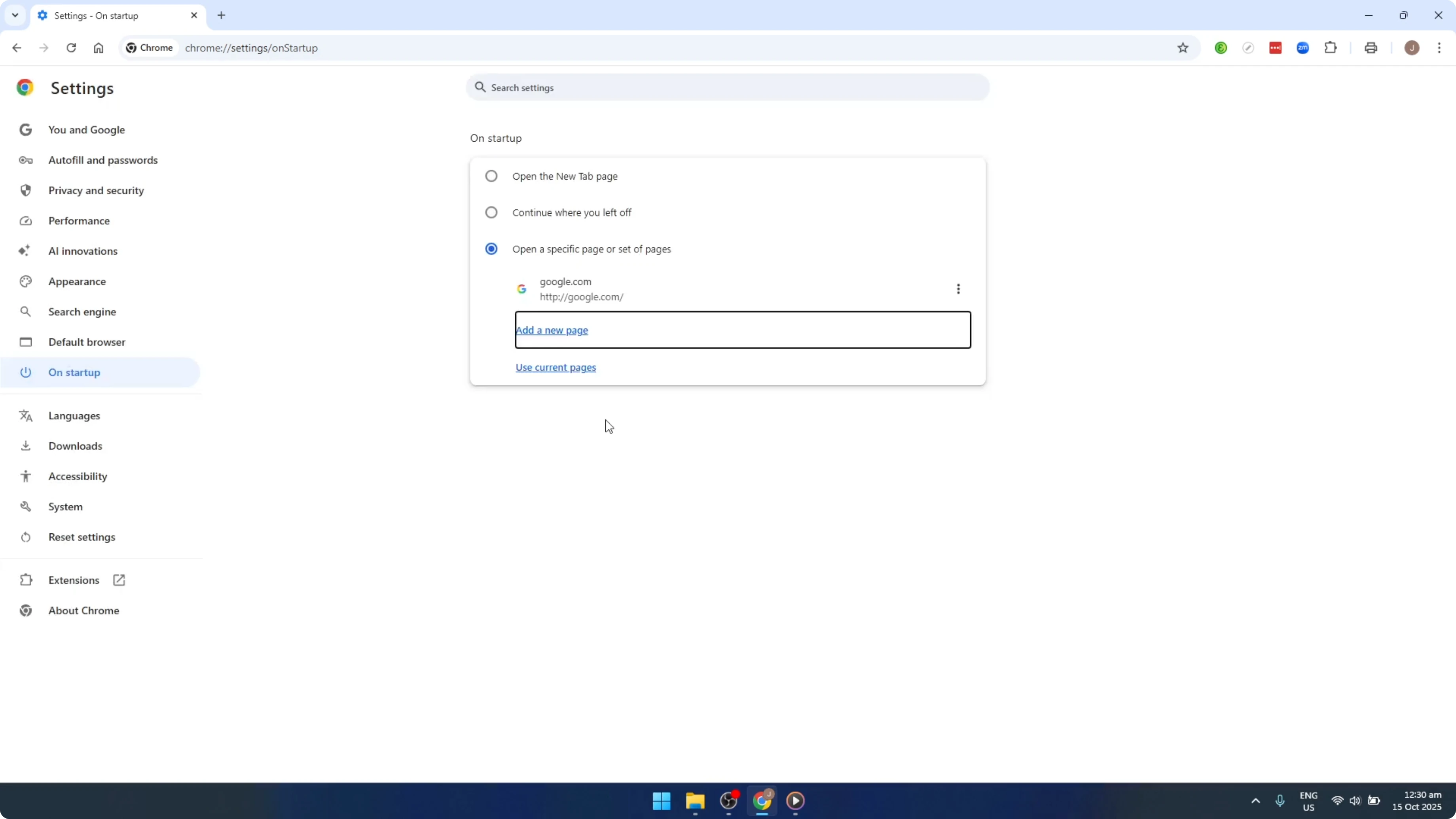 Screenshot from How To Stop Google Chrome From Automatically Opening New Tabs [2026 Guide] at 75s