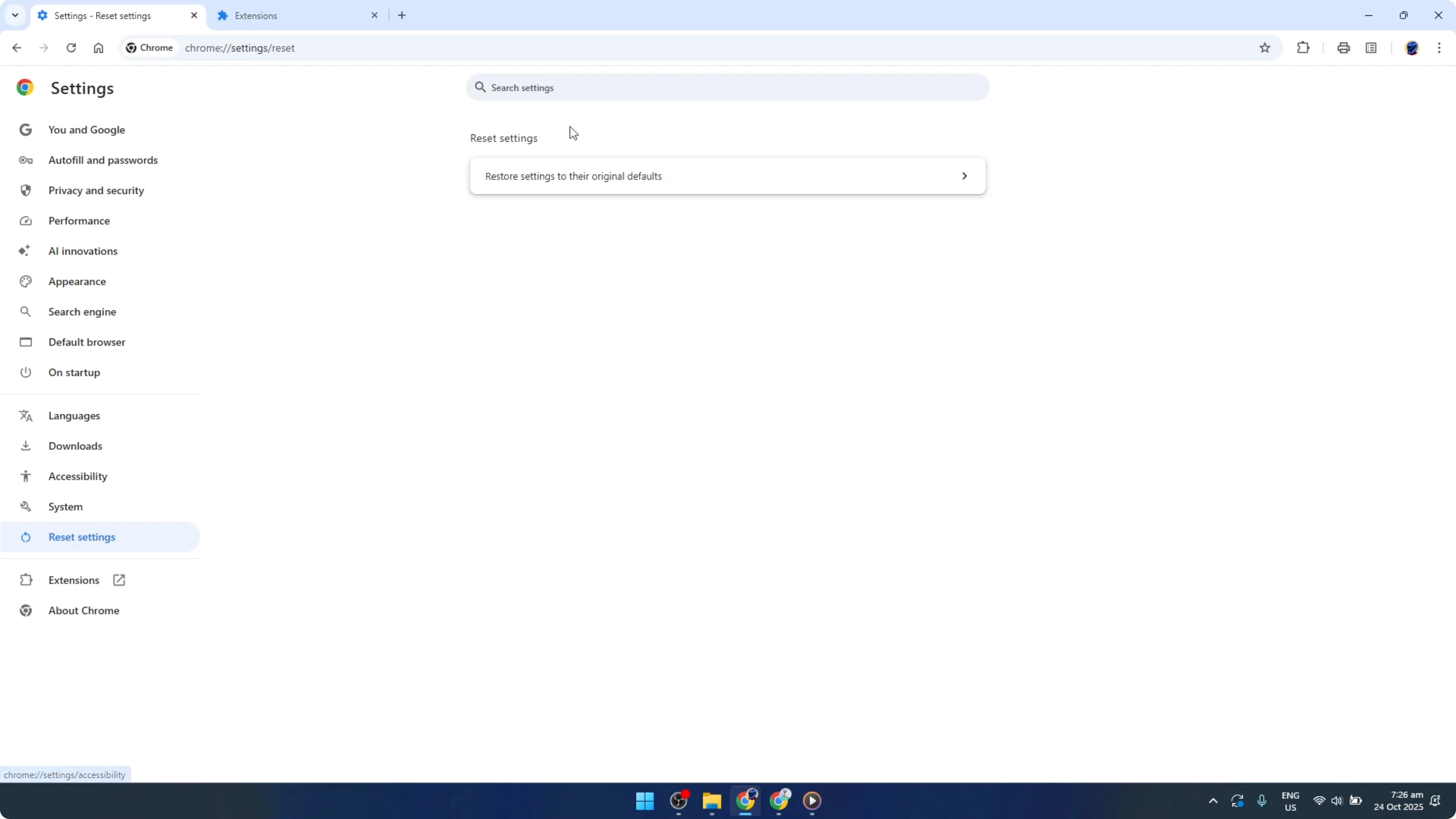 Screenshot from How To Stop Google Chrome From Opening New Tabs [2026 Guide] at 126s
