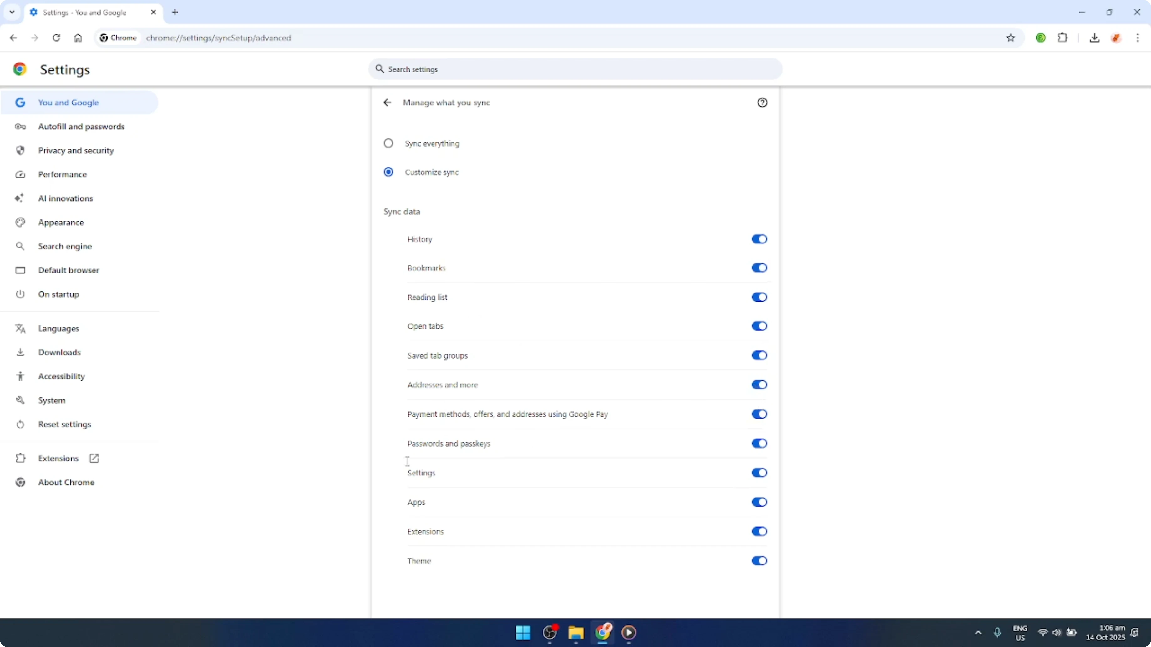 Screenshot from How To Sync Google Chrome Extensions Chromium [2026 Guide] at 112s