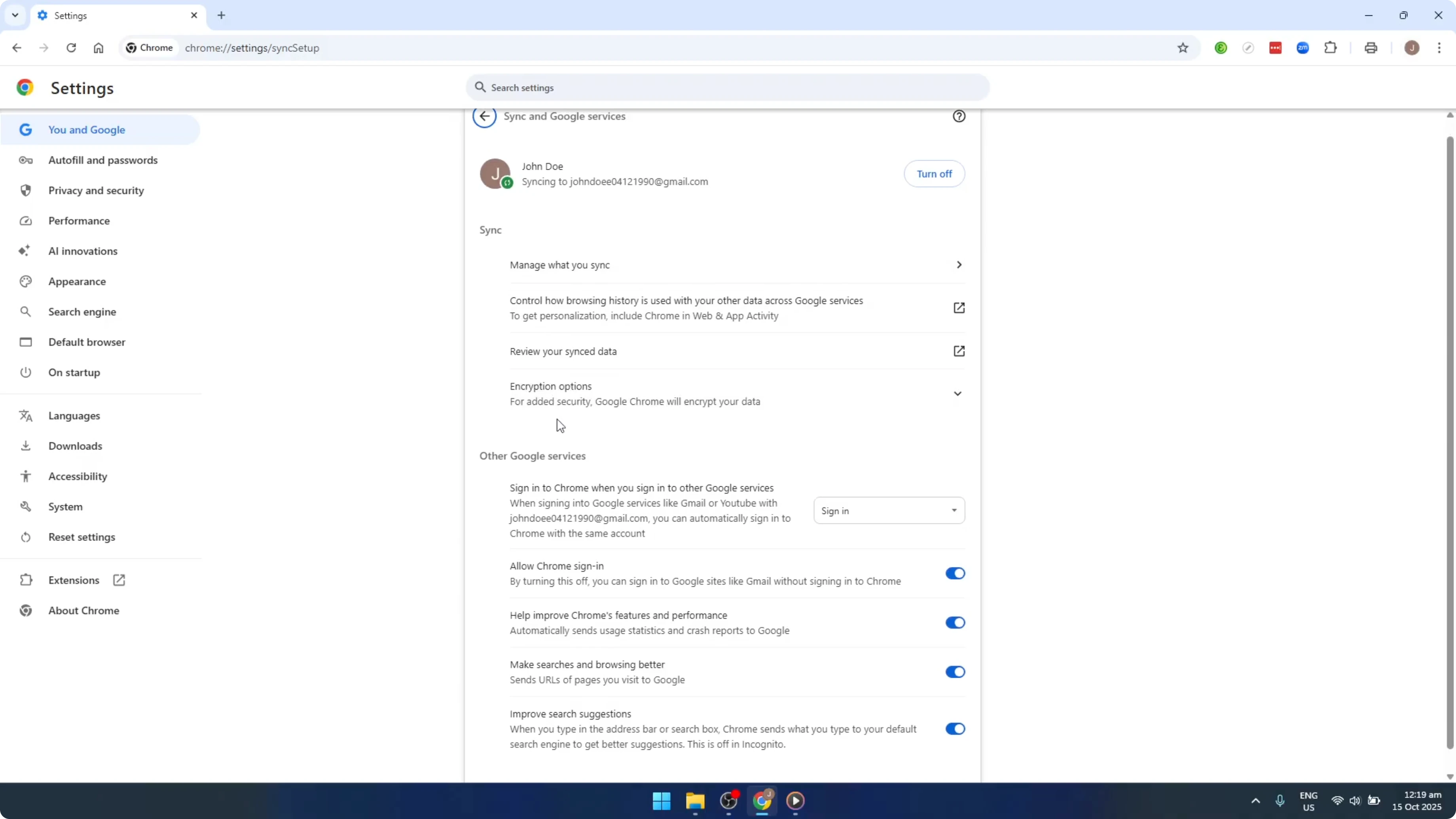 Screenshot from How To Sync Google Chrome Profile With Google Account [2026 Guide] at 86s