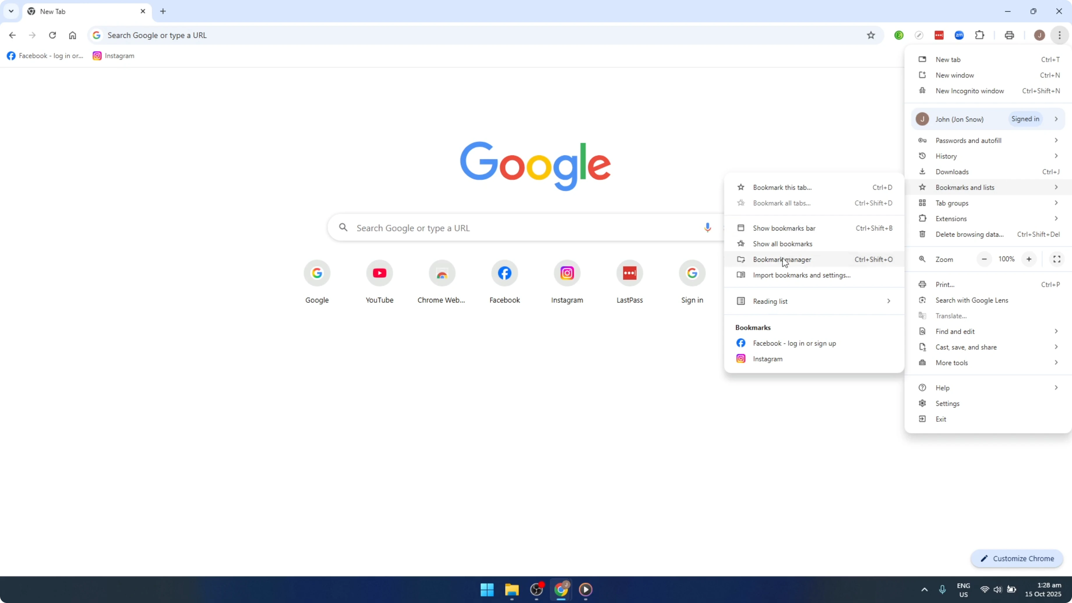 Screenshot from How To Get Or Transfer Bookmarks From One Google Chrome Account To Another [2026 Guide] at 115s