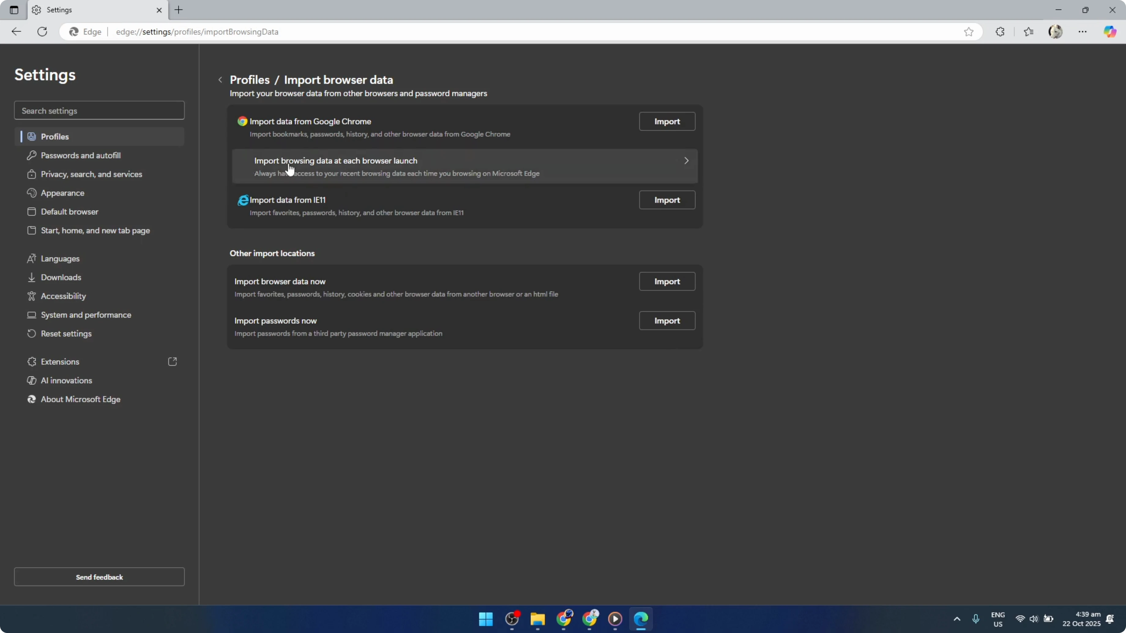 Screenshot from How To Transfer Google Chrome Data To Microsoft Edge [2026 Guide] at 126s
