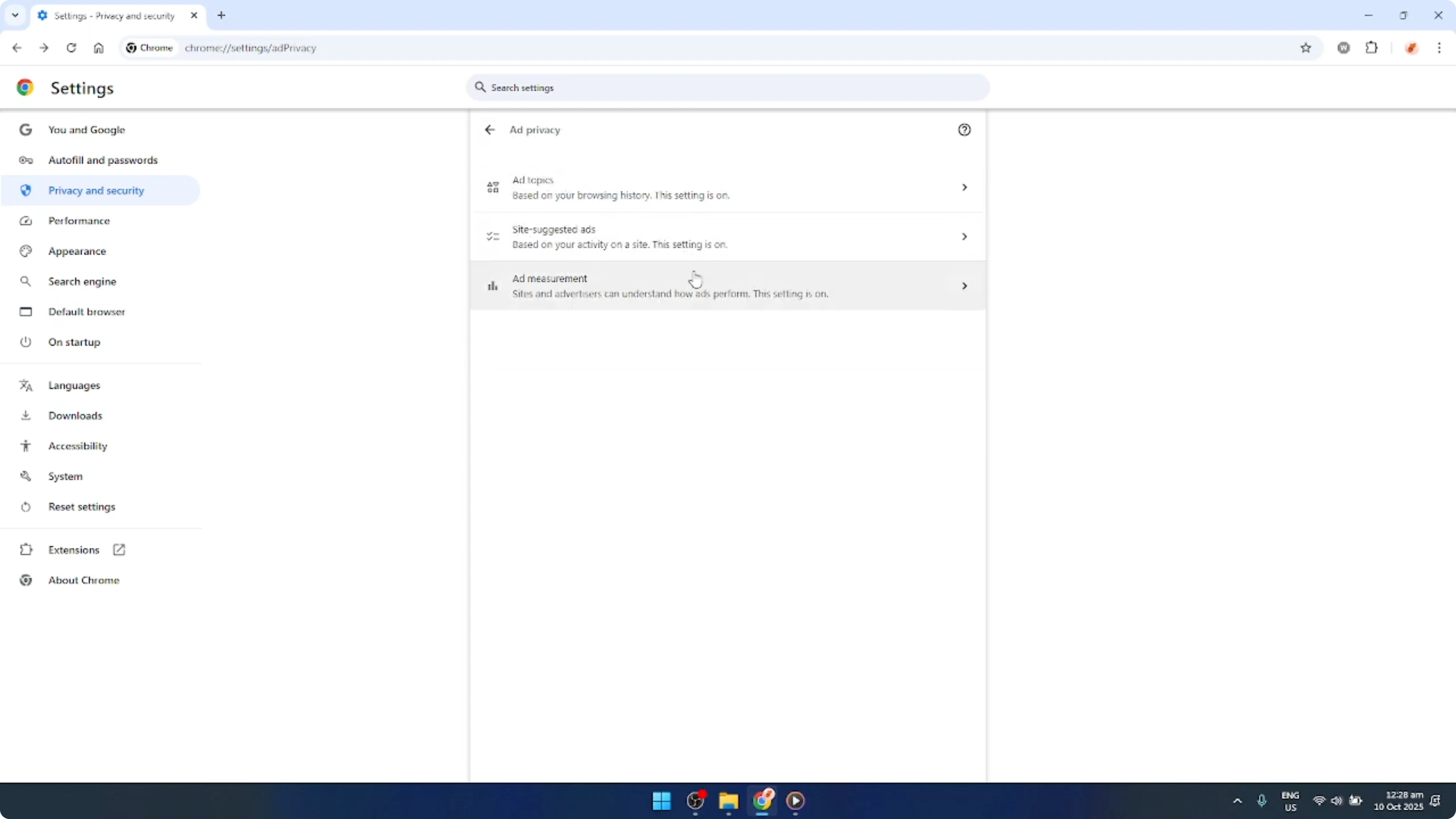 Screenshot from How To Turn Off The New Google Chrome Ad Tracking System Via Settings [2026 Guide] at 108s