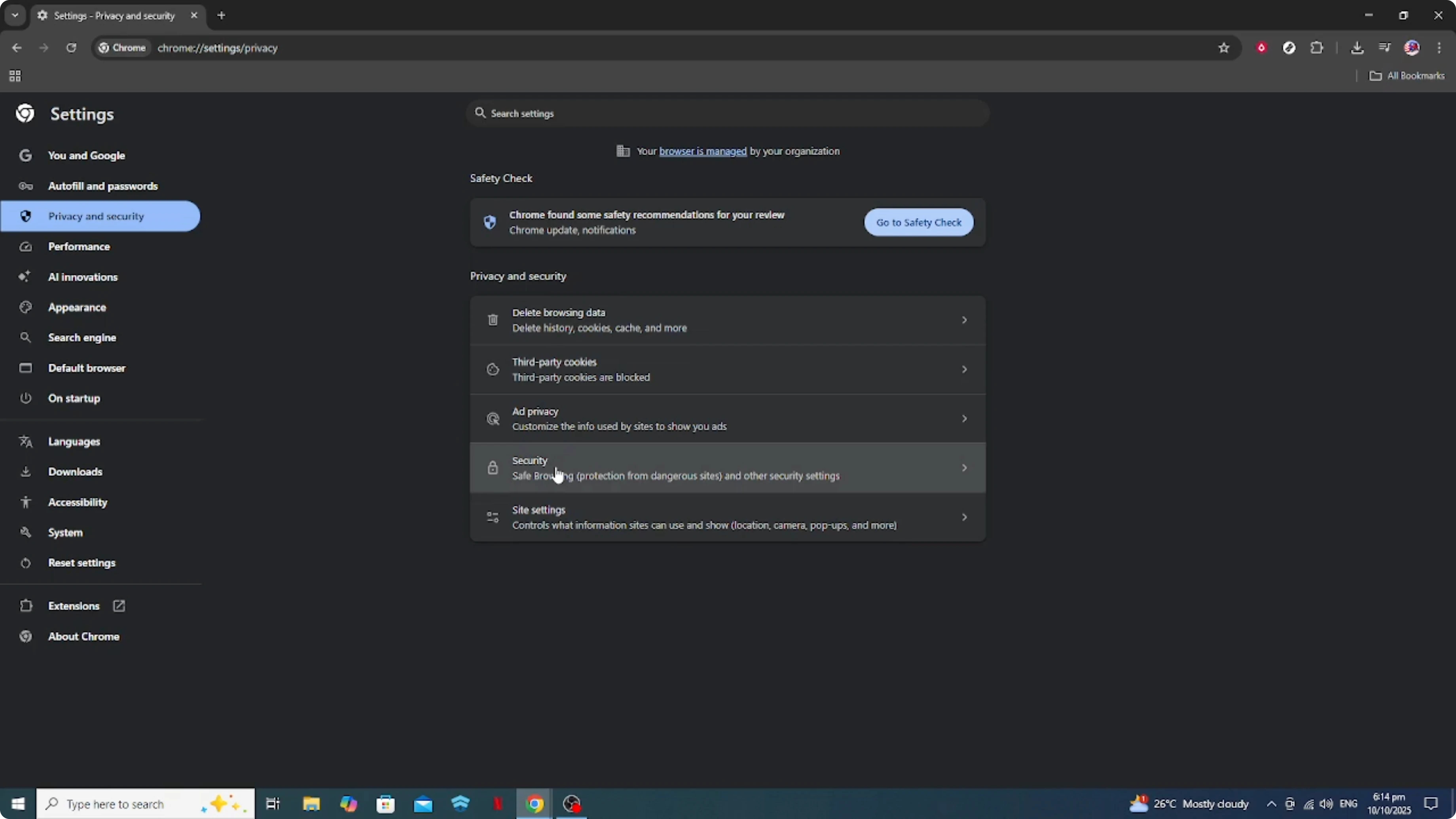 Screenshot from How To Turn Off Safe Browsing on Google Chrome [2026 Guide] at 78s