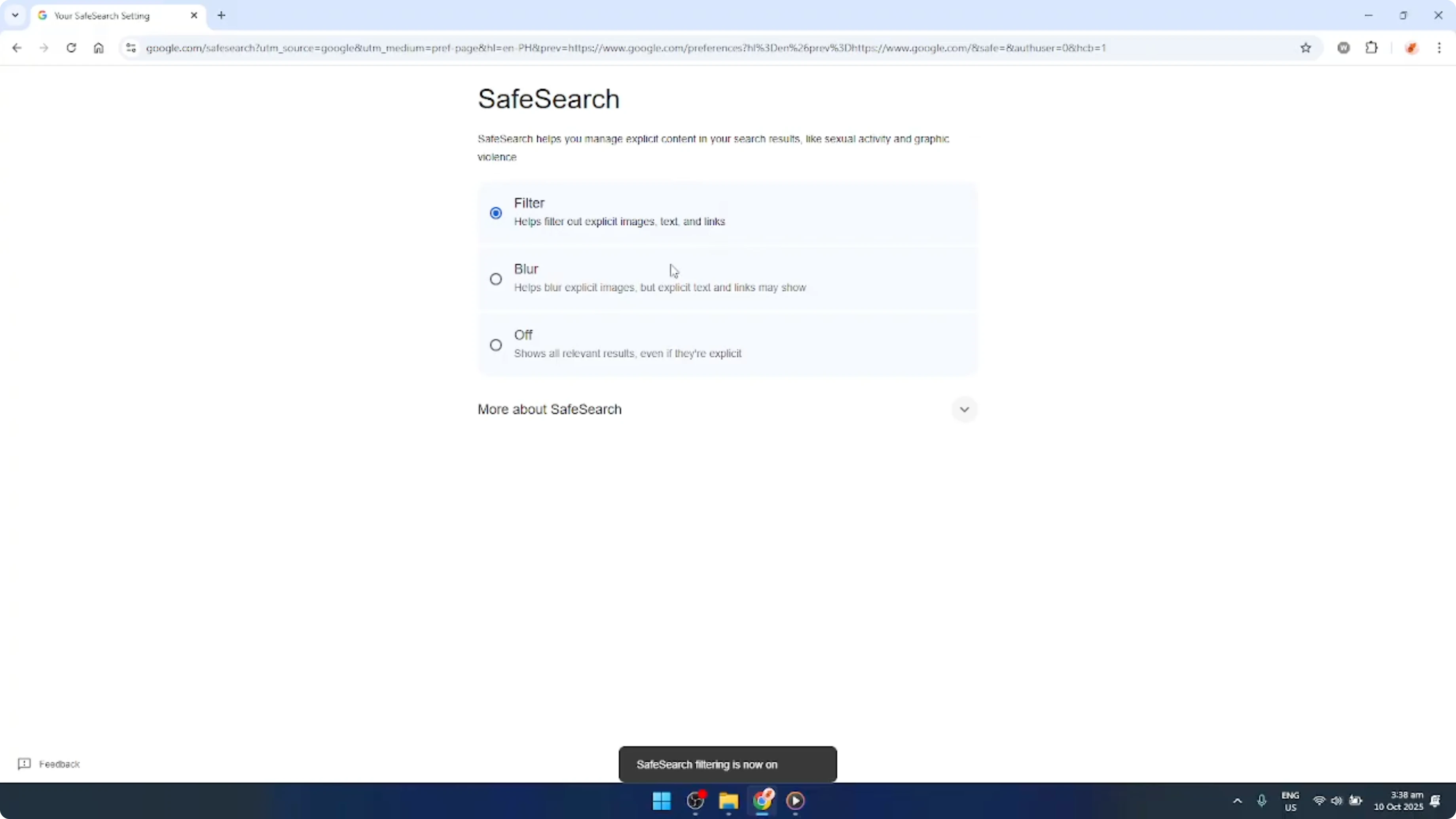 Screenshot from How To Turn On Search Filter In Google Chrome Browser [2026 Guide] at 88s