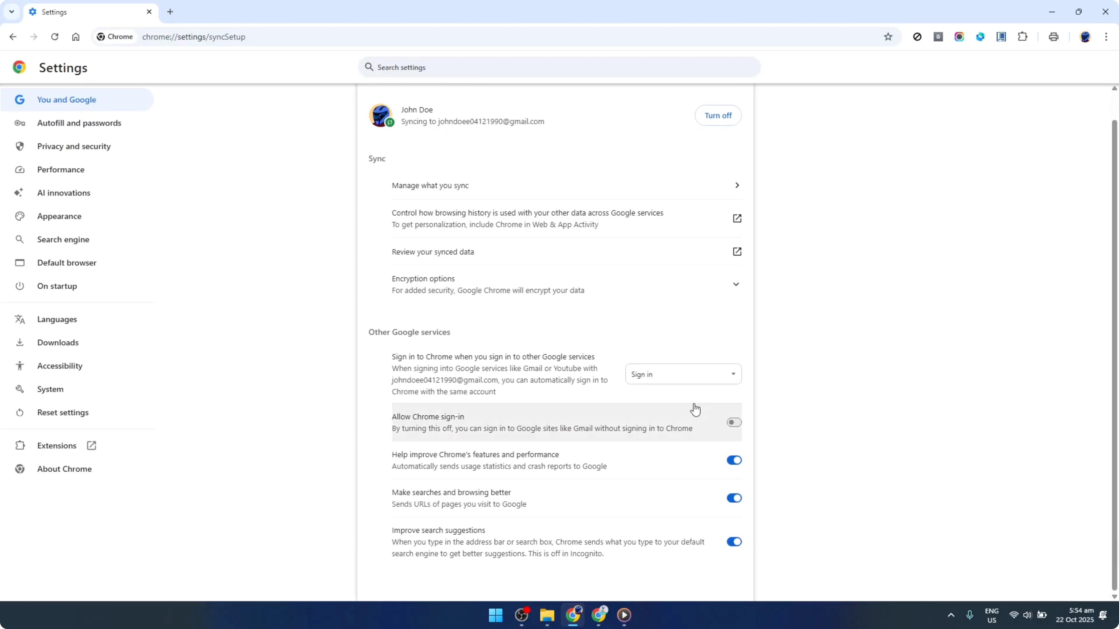 Screenshot from How To Turn On Sync In Google Chrome [2026 Guide] at 111s