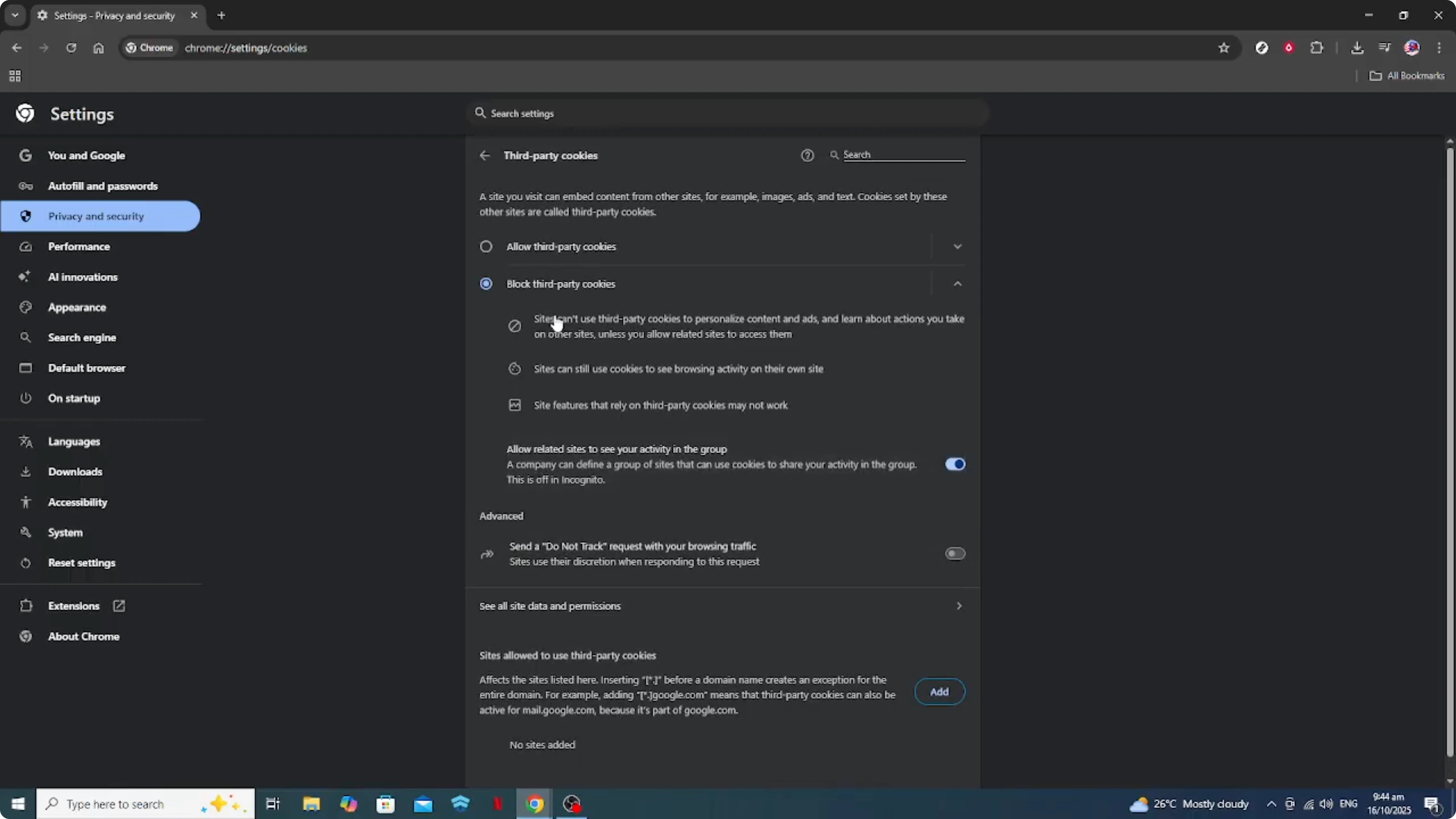 Screenshot from How To View All Cookies On Google Chrome [2026 Guide] at 90s